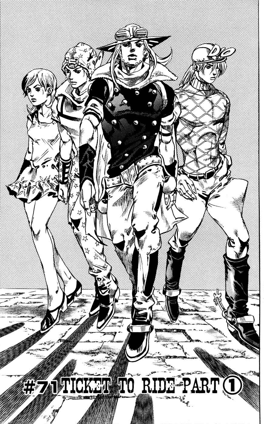 Page 1 Chapter 71 JoJos Bizarre Adventure Part 7 - Steel Ball Run
