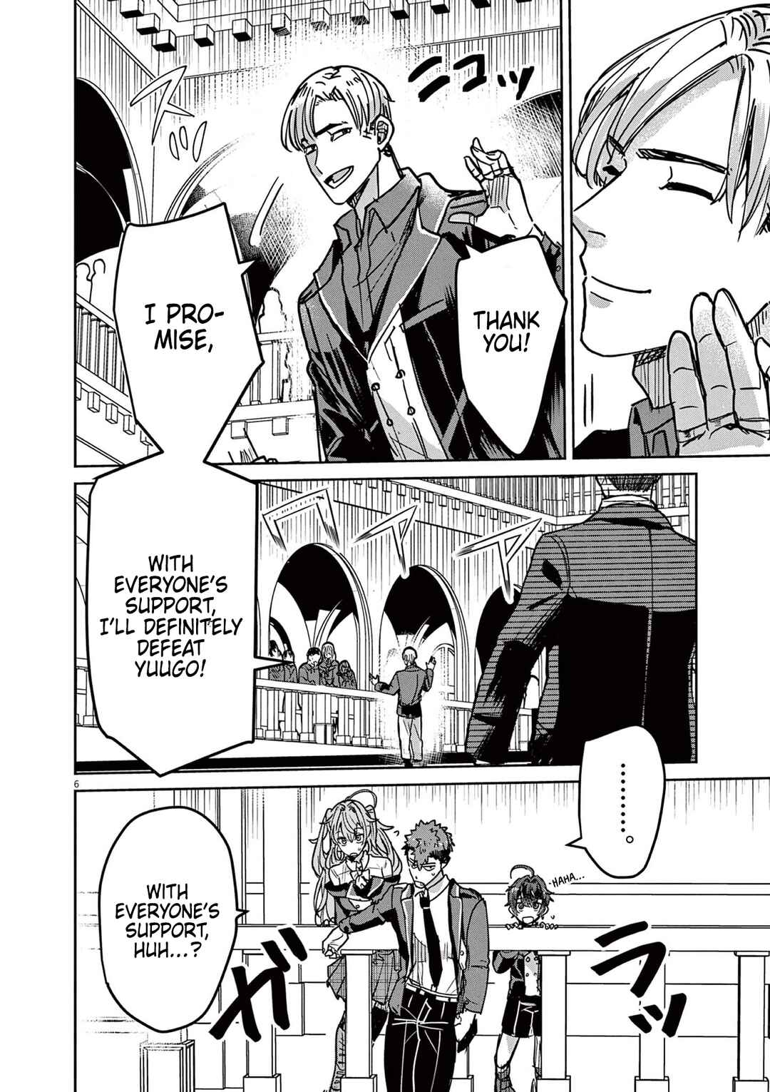 Page 6 Chapter 8 Nichiasa Suki no Otaku ga Akuyaku Seito ni Tenseishita Kekka, Hametsu Flag ga Houkaishiteiku Ken ni Tsuite