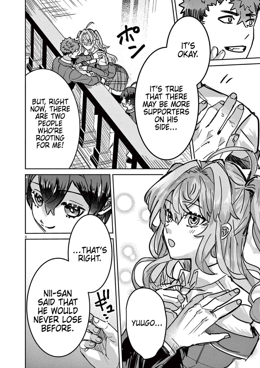 Page 8 Chapter 8 Nichiasa Suki no Otaku ga Akuyaku Seito ni Tenseishita Kekka, Hametsu Flag ga Houkaishiteiku Ken ni Tsuite