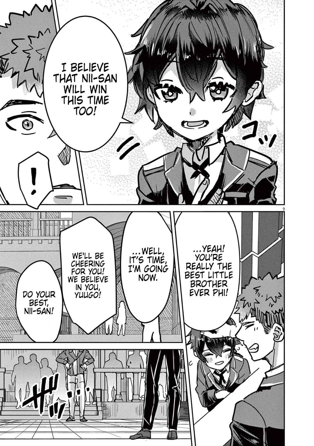 Page 9 Chapter 8 Nichiasa Suki no Otaku ga Akuyaku Seito ni Tenseishita Kekka, Hametsu Flag ga Houkaishiteiku Ken ni Tsuite
