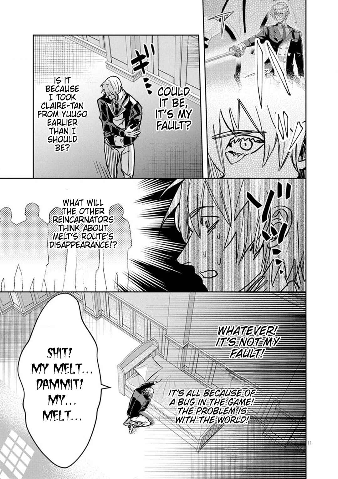 Page 11 Chapter 7 Nichiasa Suki no Otaku ga Akuyaku Seito ni Tenseishita Kekka, Hametsu Flag ga Houkaishiteiku Ken ni Tsuite