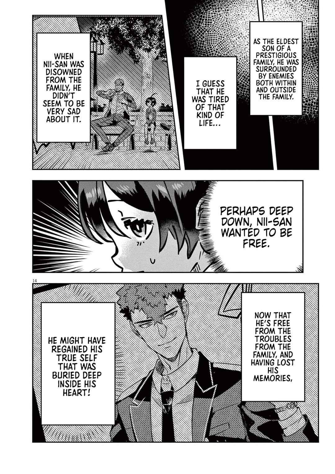 Page 14 Chapter 7 Nichiasa Suki no Otaku ga Akuyaku Seito ni Tenseishita Kekka, Hametsu Flag ga Houkaishiteiku Ken ni Tsuite