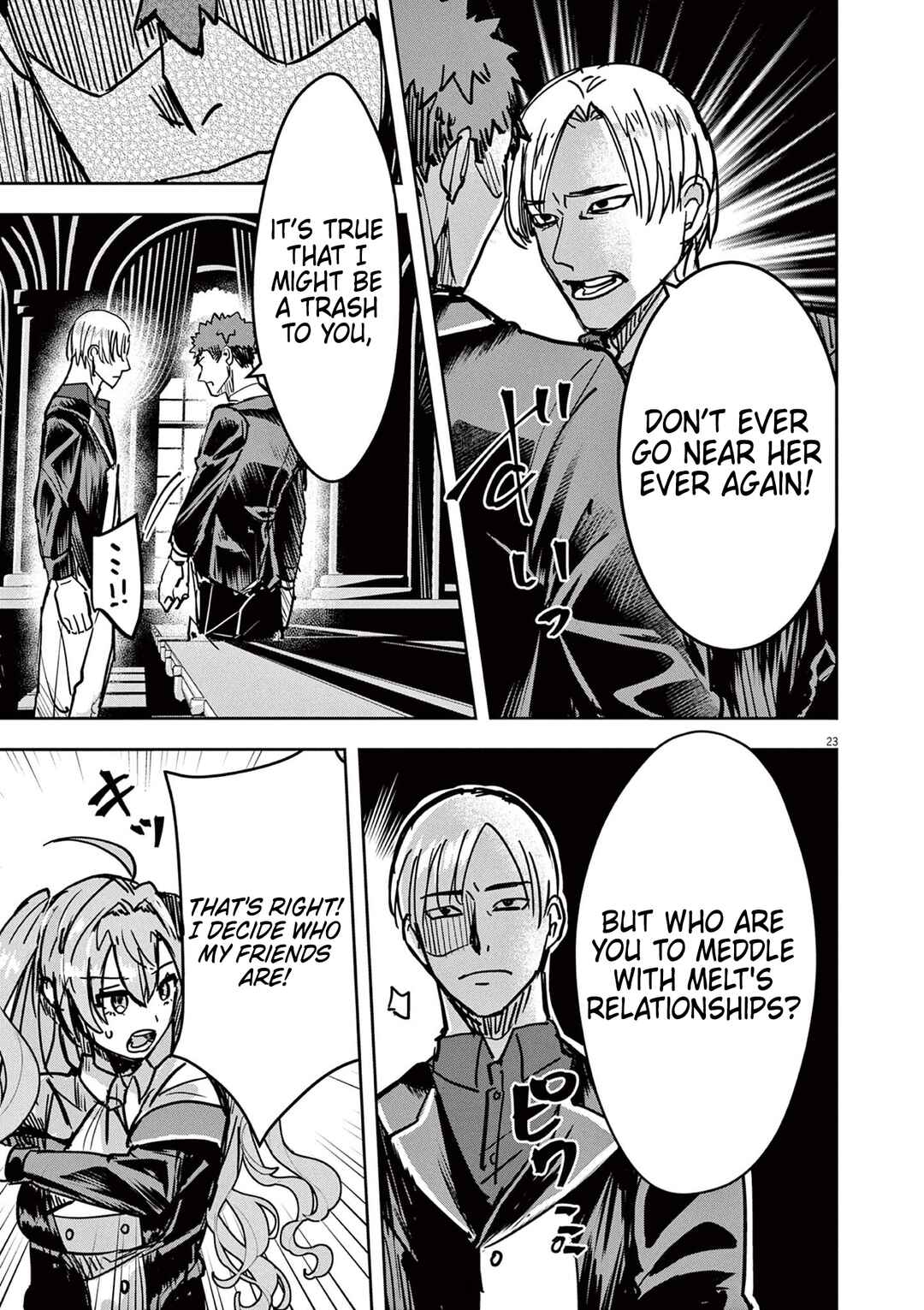 Page 23 Chapter 7 Nichiasa Suki no Otaku ga Akuyaku Seito ni Tenseishita Kekka, Hametsu Flag ga Houkaishiteiku Ken ni Tsuite