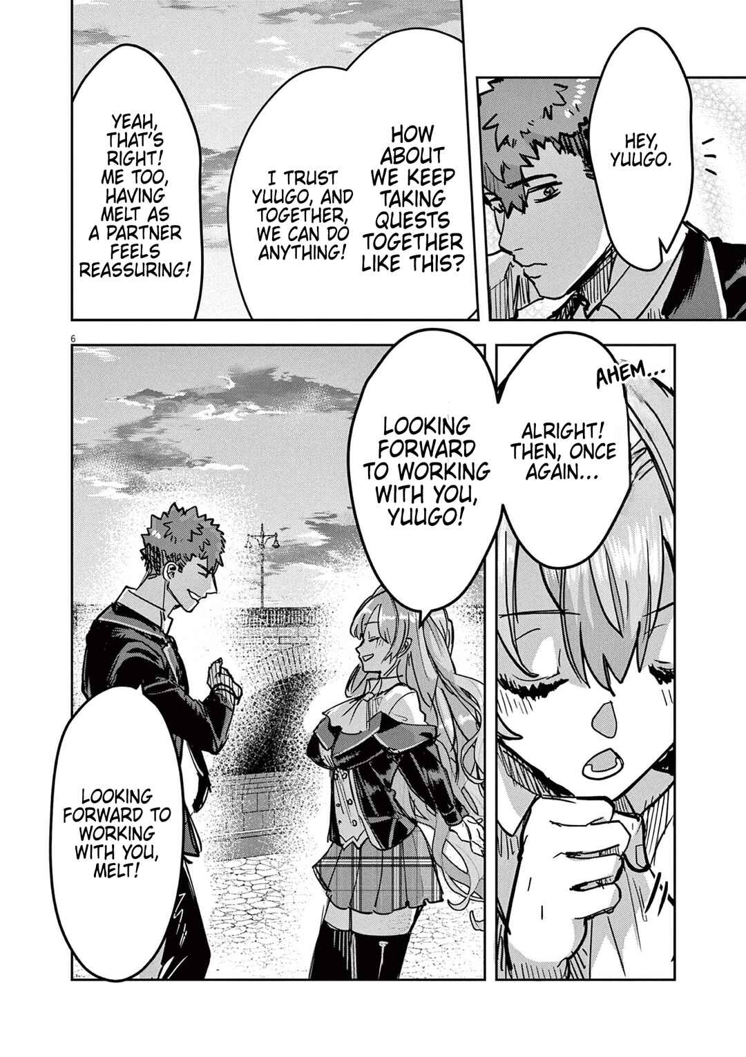 Page 6 Chapter 7 Nichiasa Suki no Otaku ga Akuyaku Seito ni Tenseishita Kekka, Hametsu Flag ga Houkaishiteiku Ken ni Tsuite