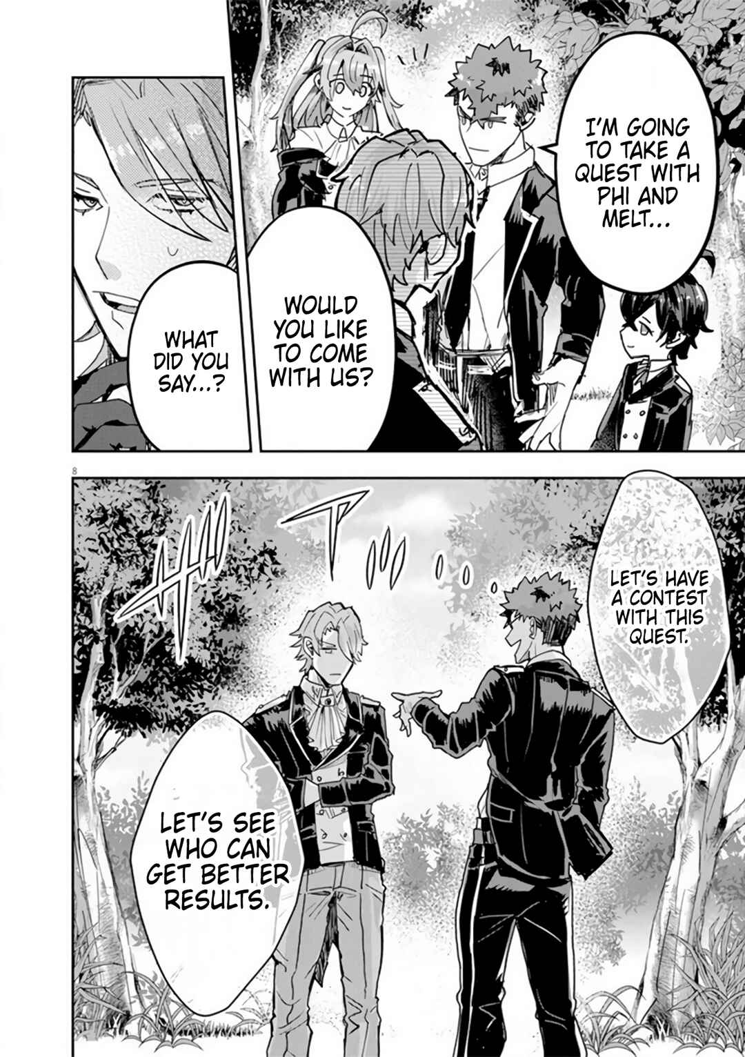 Page 8 Chapter 11 Nichiasa Suki no Otaku ga Akuyaku Seito ni Tenseishita Kekka, Hametsu Flag ga Houkaishiteiku Ken ni Tsuite