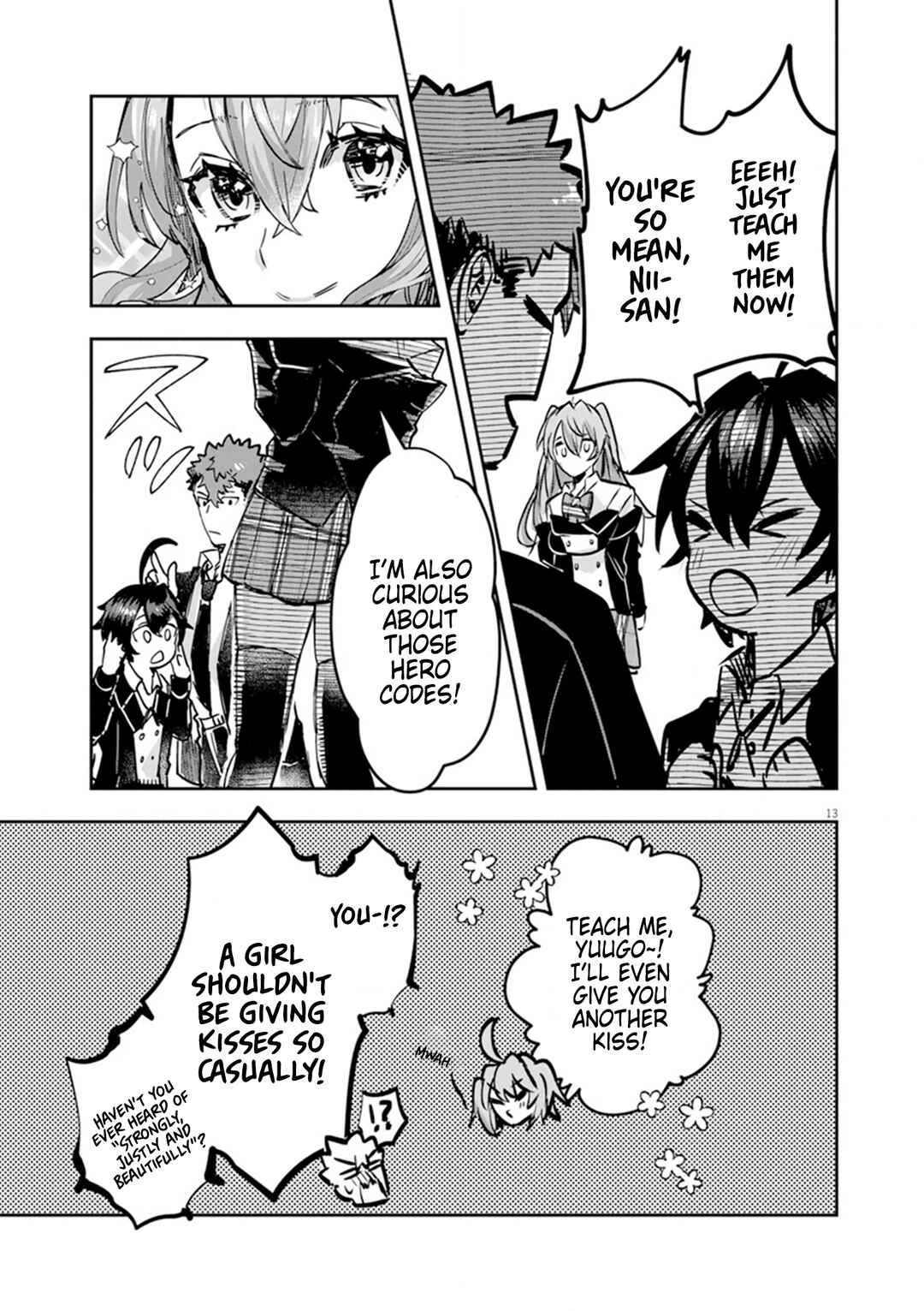 Page 13 Chapter 10 Nichiasa Suki no Otaku ga Akuyaku Seito ni Tenseishita Kekka, Hametsu Flag ga Houkaishiteiku Ken ni Tsuite