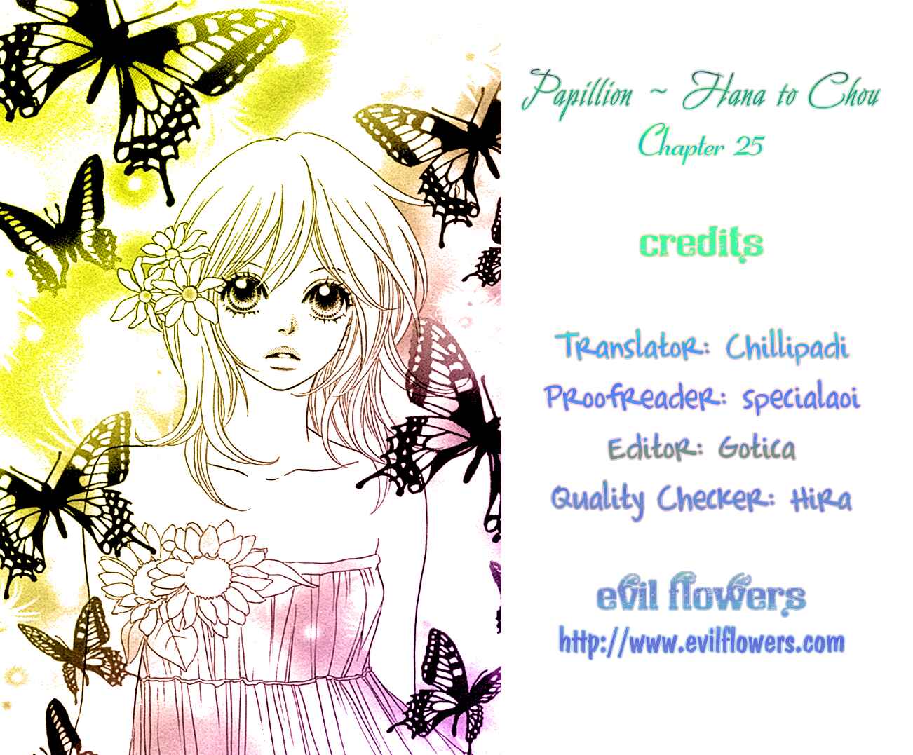 Page 1 Chapter 25 Papillon - Hana to Chou