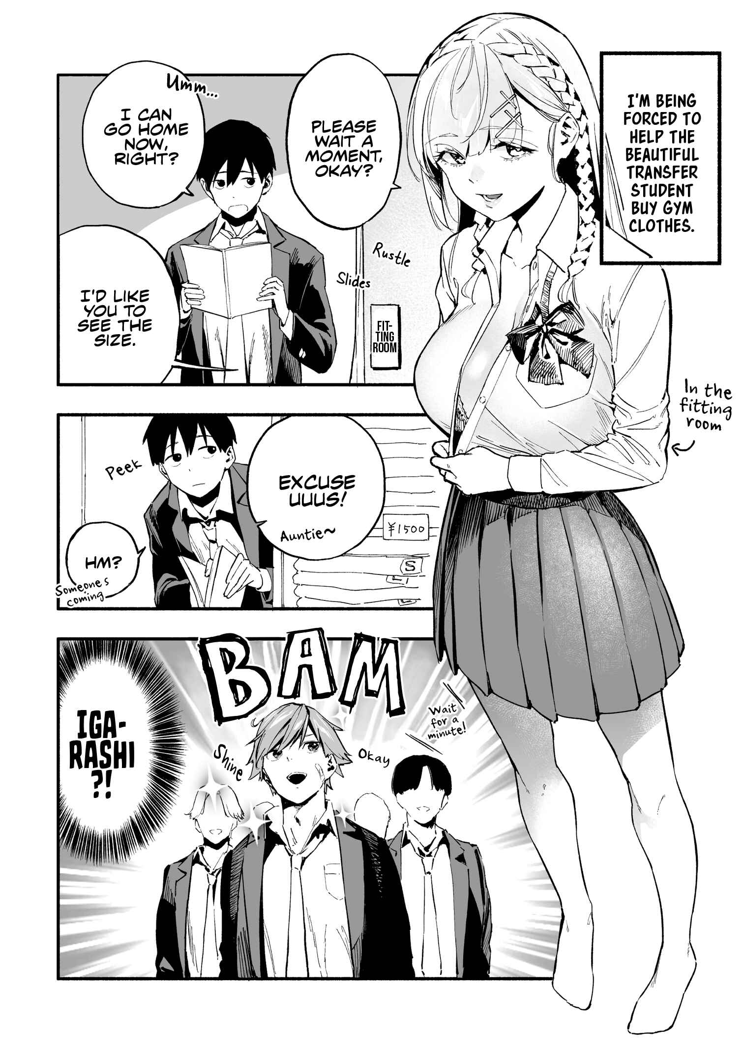 Page 1 Chapter 4 The Angelic Transfer Student and Mastophobia-kun