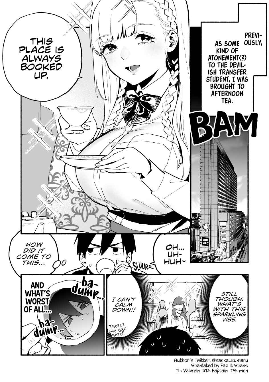 Page 1 Chapter 8 The Angelic Transfer Student and Mastophobia-kun