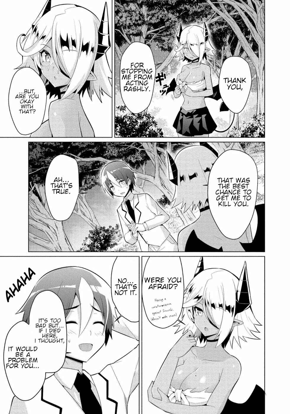 Page 19 Chapter 3 Succubus na Iinchou ni Okotowari Saremashite