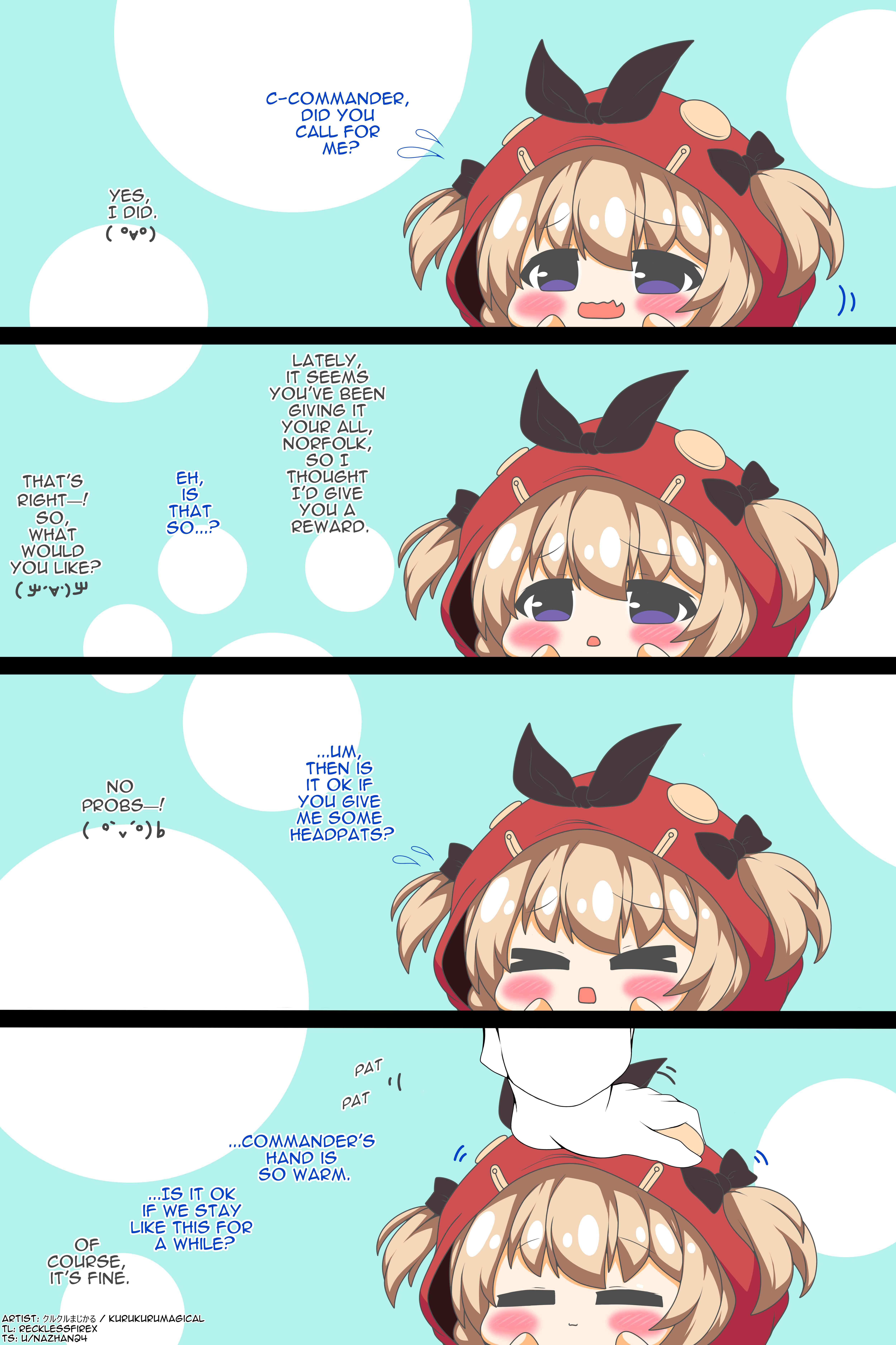 Page 1 Chapter 19 Azur Lane - Headpetting Shipgirls (Doujinshi)
