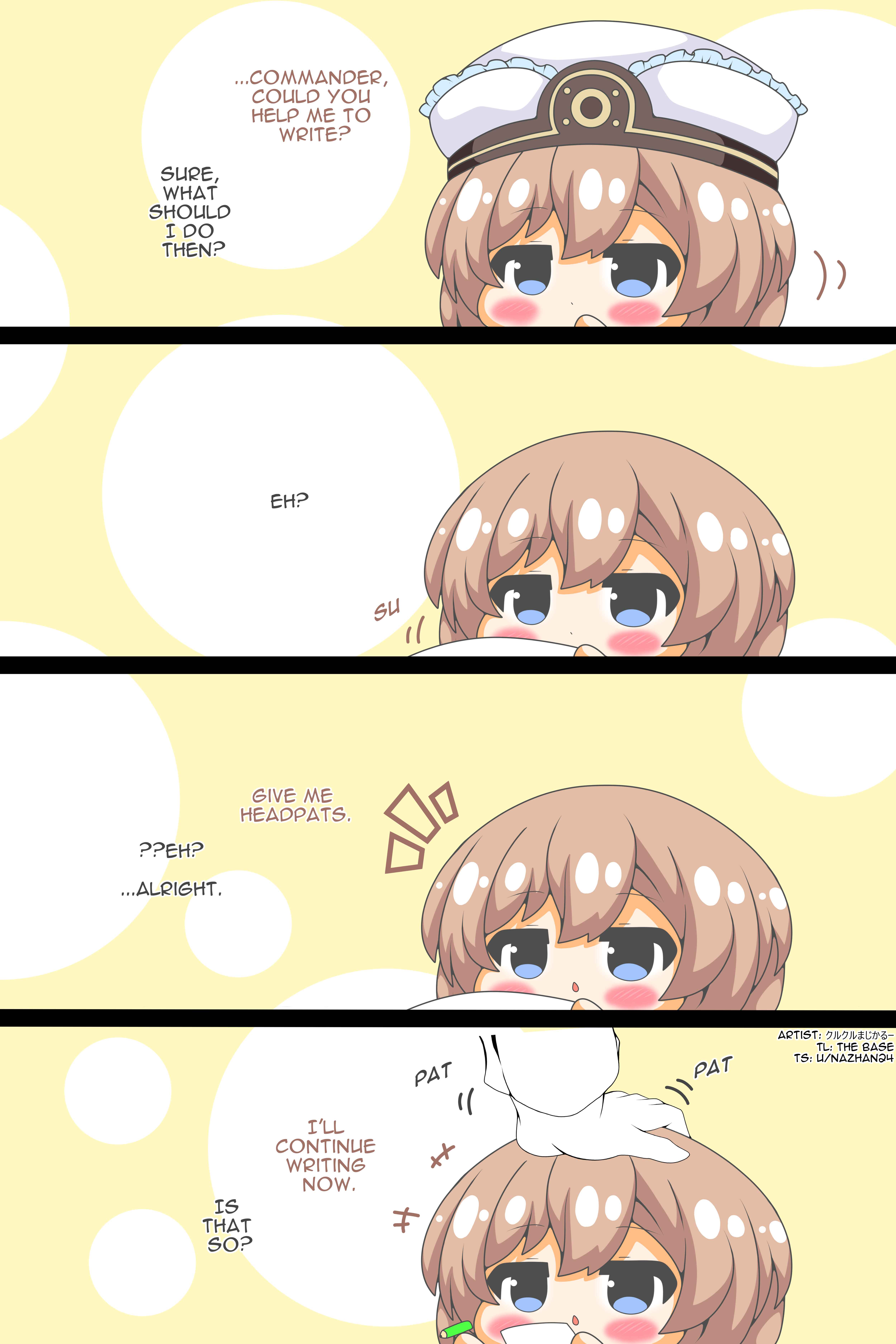 Page 1 Chapter 70 Azur Lane - Headpetting Shipgirls (Doujinshi)