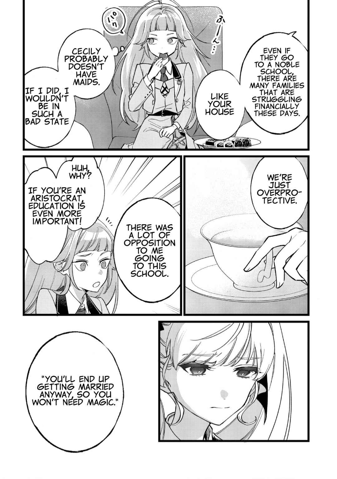 Page 10 Chapter 3 Doteihen Reijou ni Hyoui Shita 800-nen Mae no Akujo wa Hissori Seishun wo Tanoshinde Iru