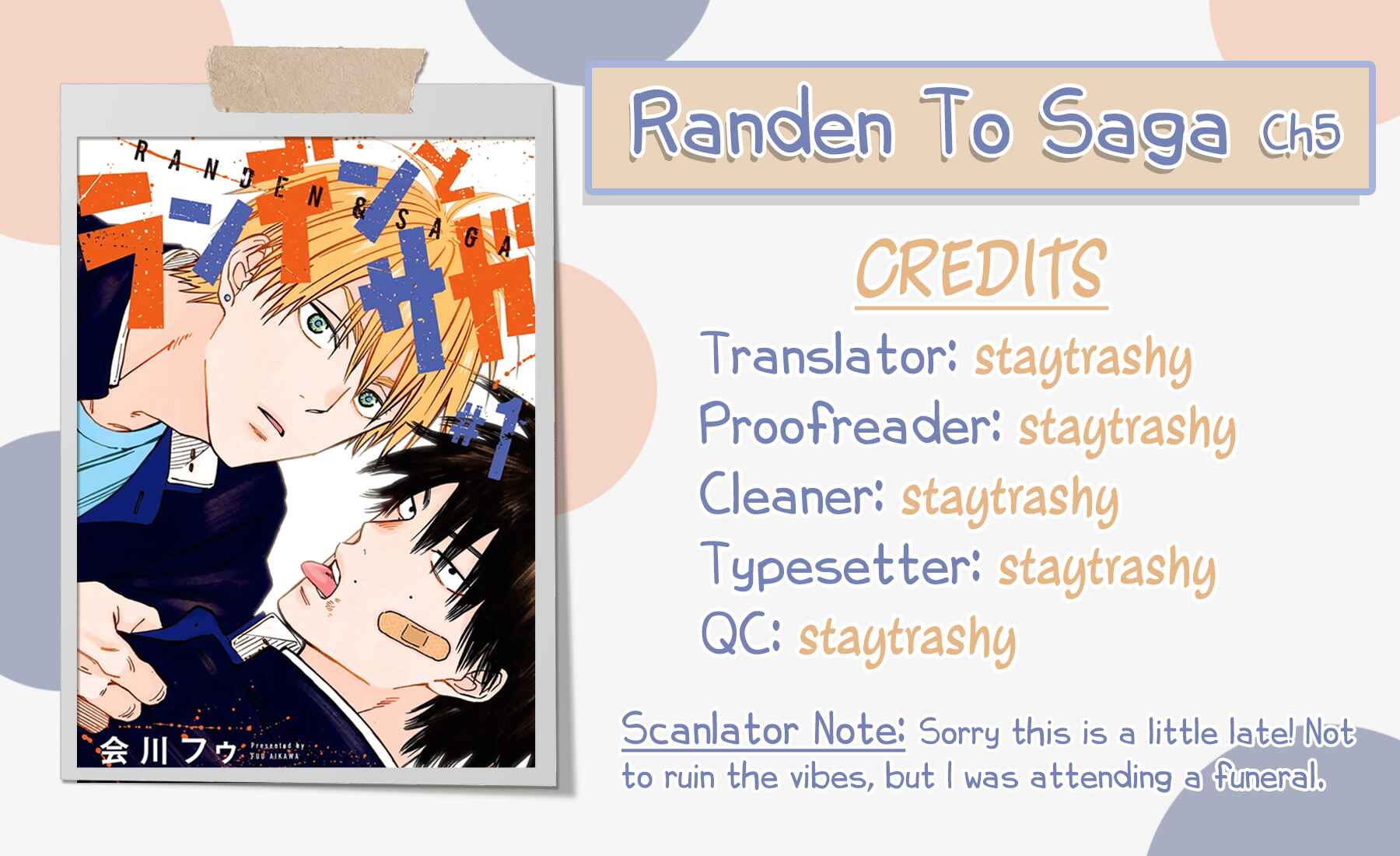 Page 1 Chapter 5 Randen to Saga