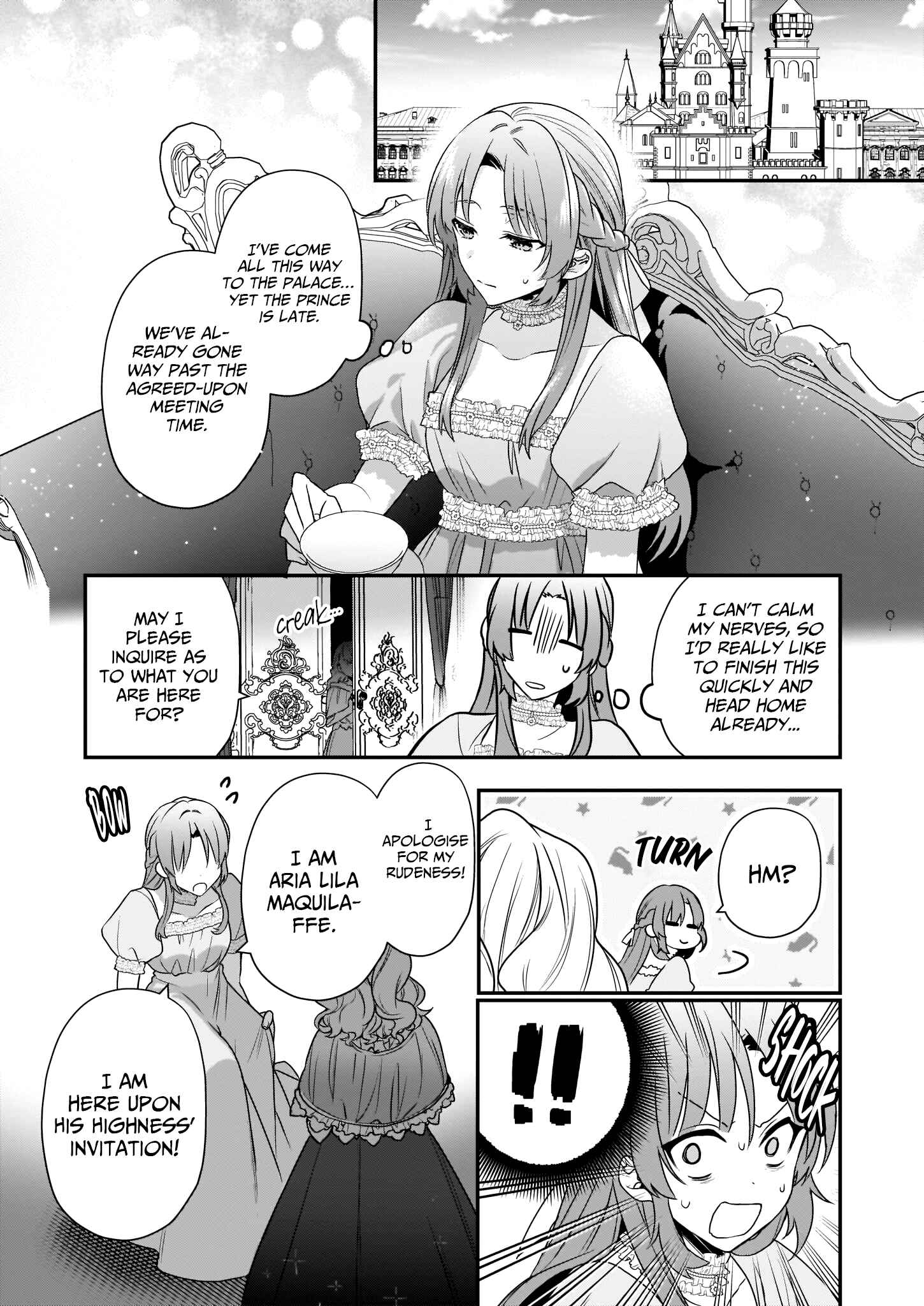 Page 9 Chapter 2 Shiganai Tensei Reijou wa Heion ni Kurashitai