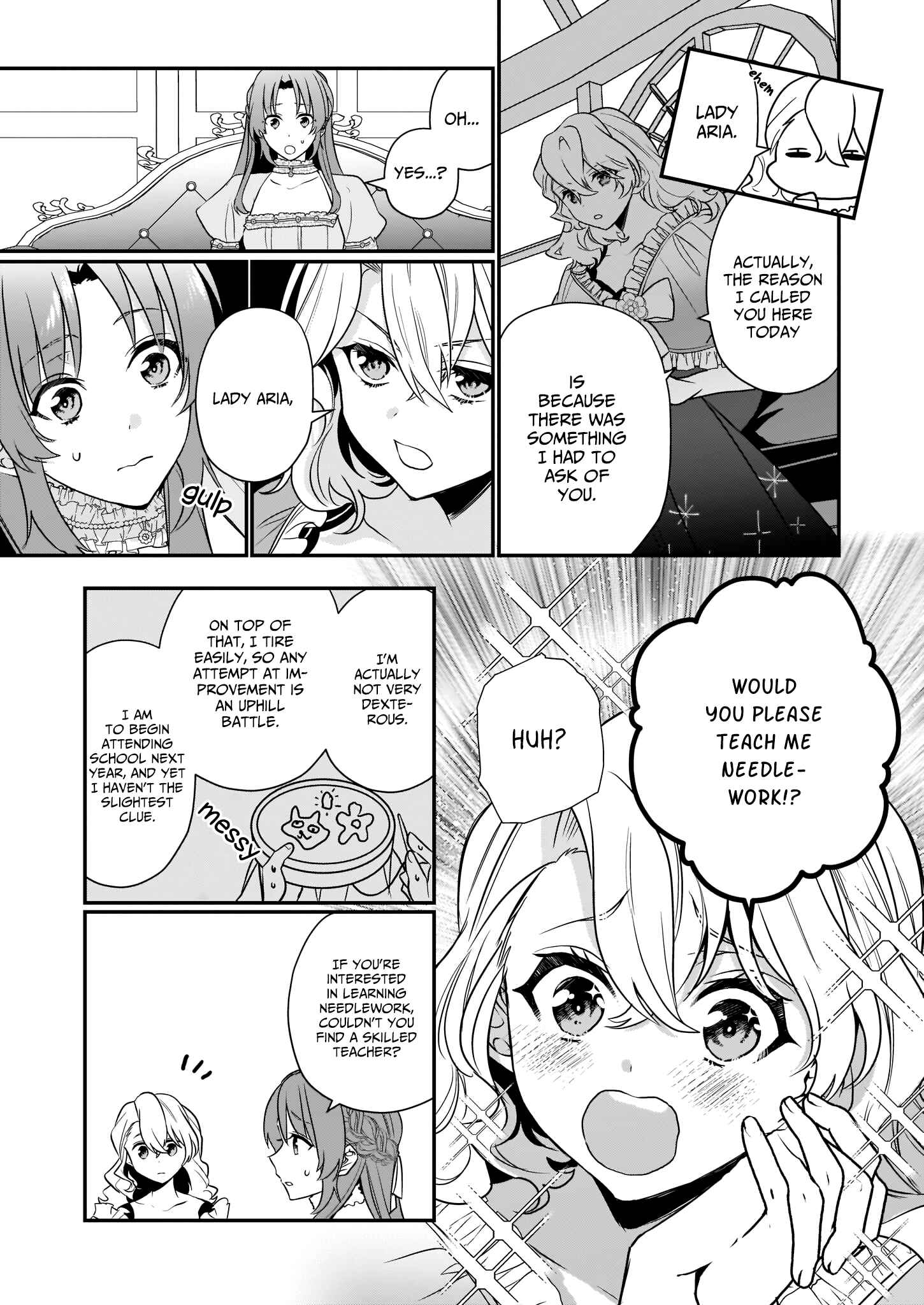 Page 12 Chapter 5 Shiganai Tensei Reijou wa Heion ni Kurashitai