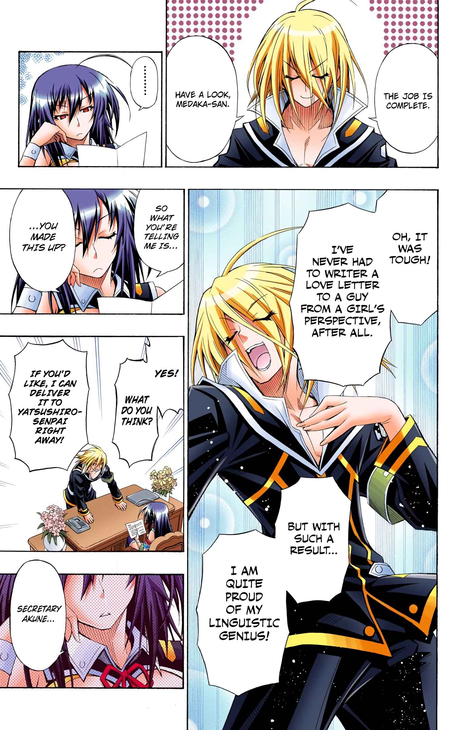 Page 11 Chapter 7 Medaka Box (Official Colored)