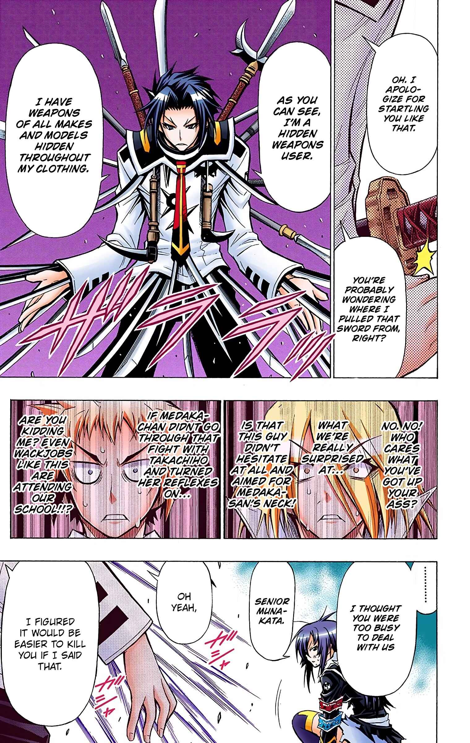 Page 8 Chapter 33 Medaka Box (Official Colored)