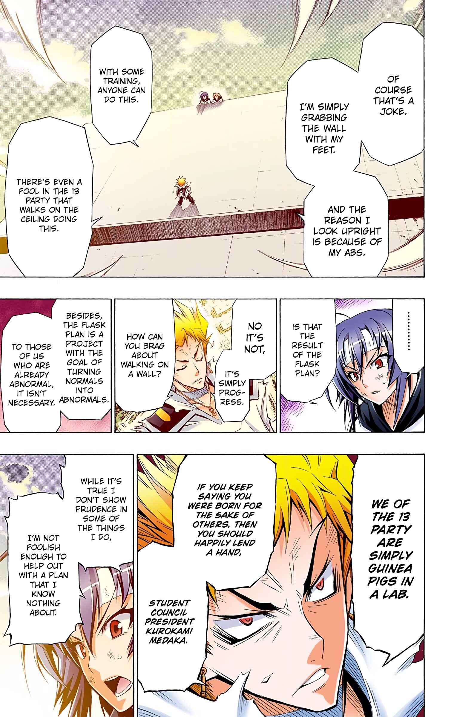 Page 13 Chapter 27 Medaka Box (Official Colored)