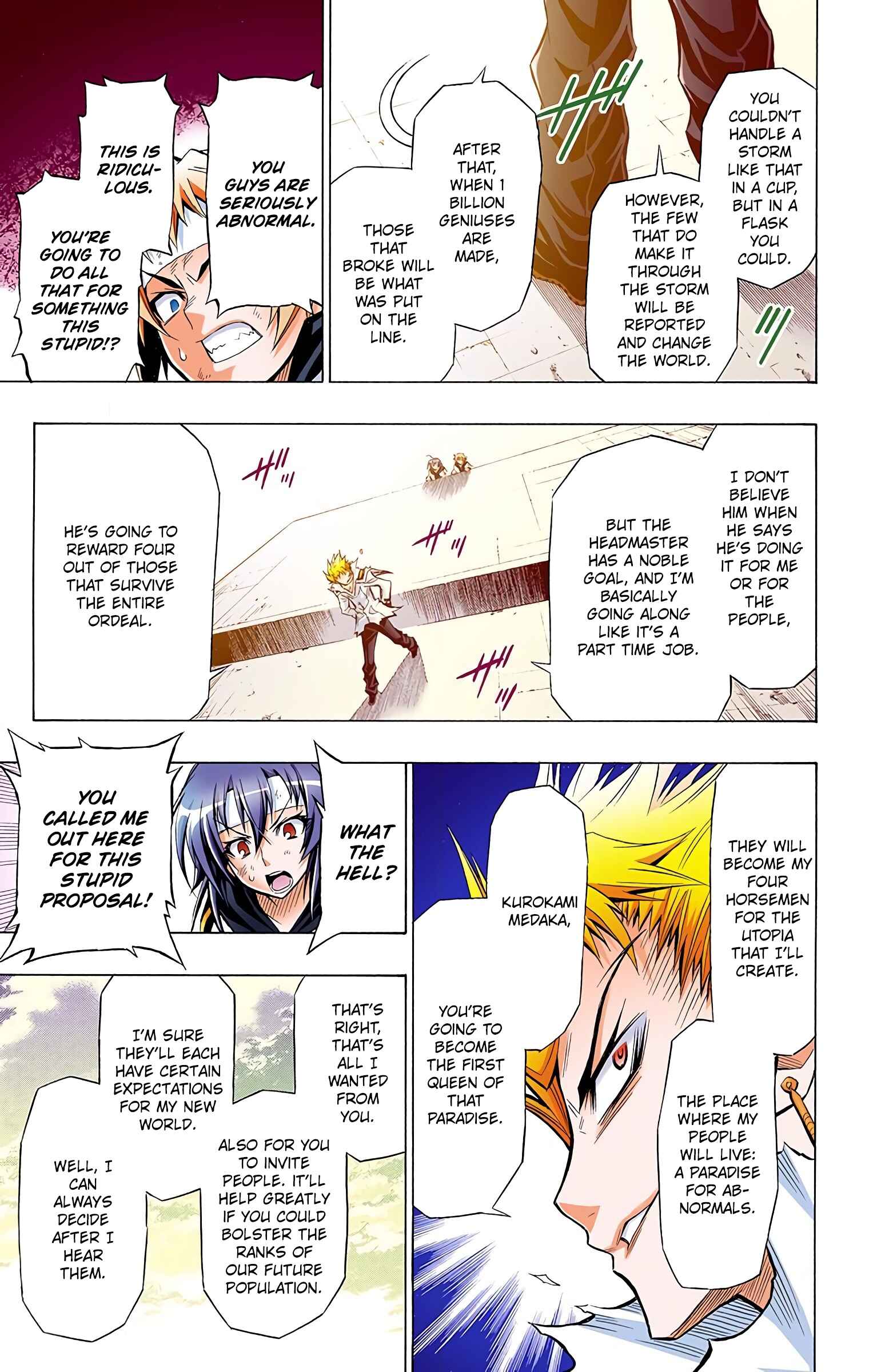 Page 17 Chapter 27 Medaka Box (Official Colored)