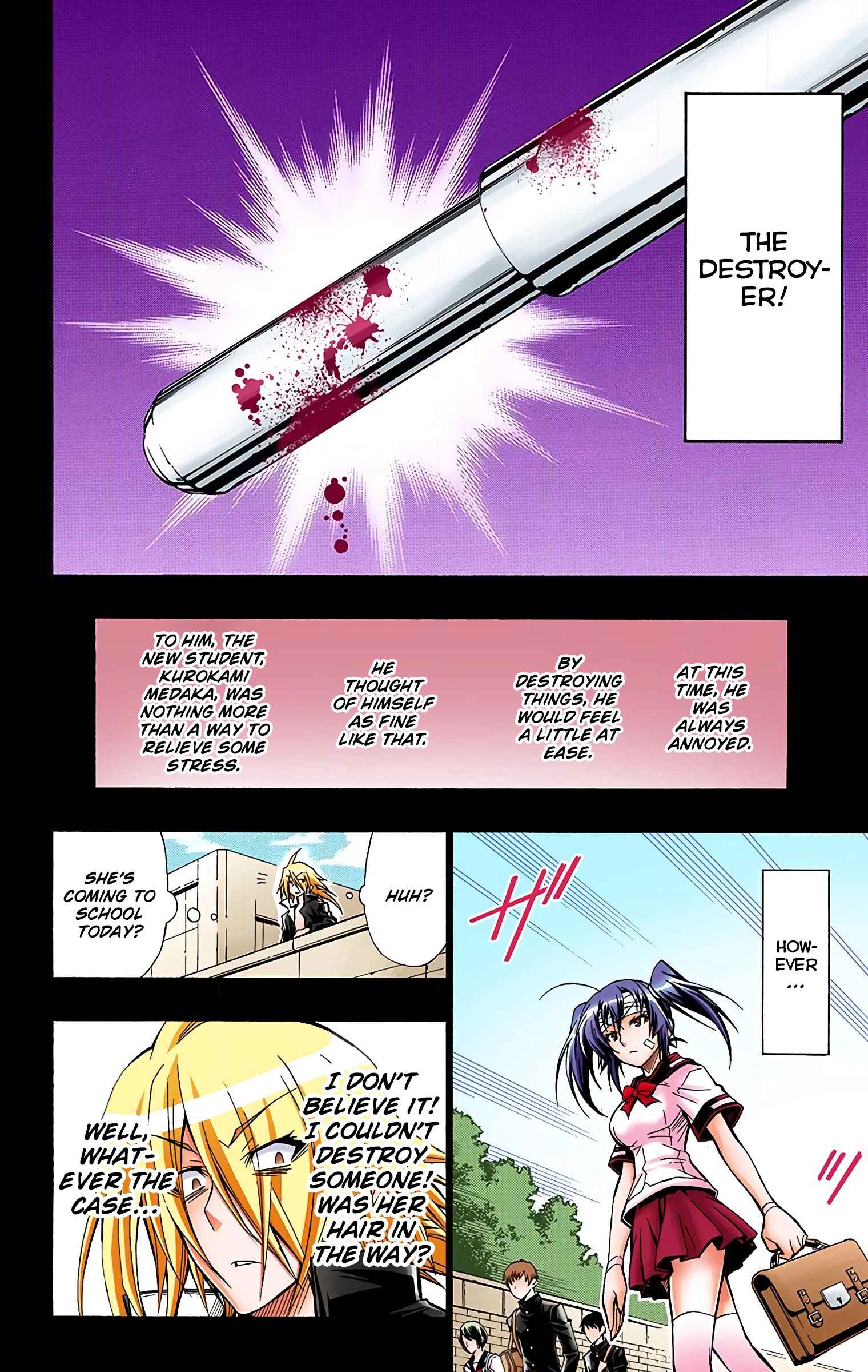 Page 4 Chapter 38 Medaka Box (Official Colored)