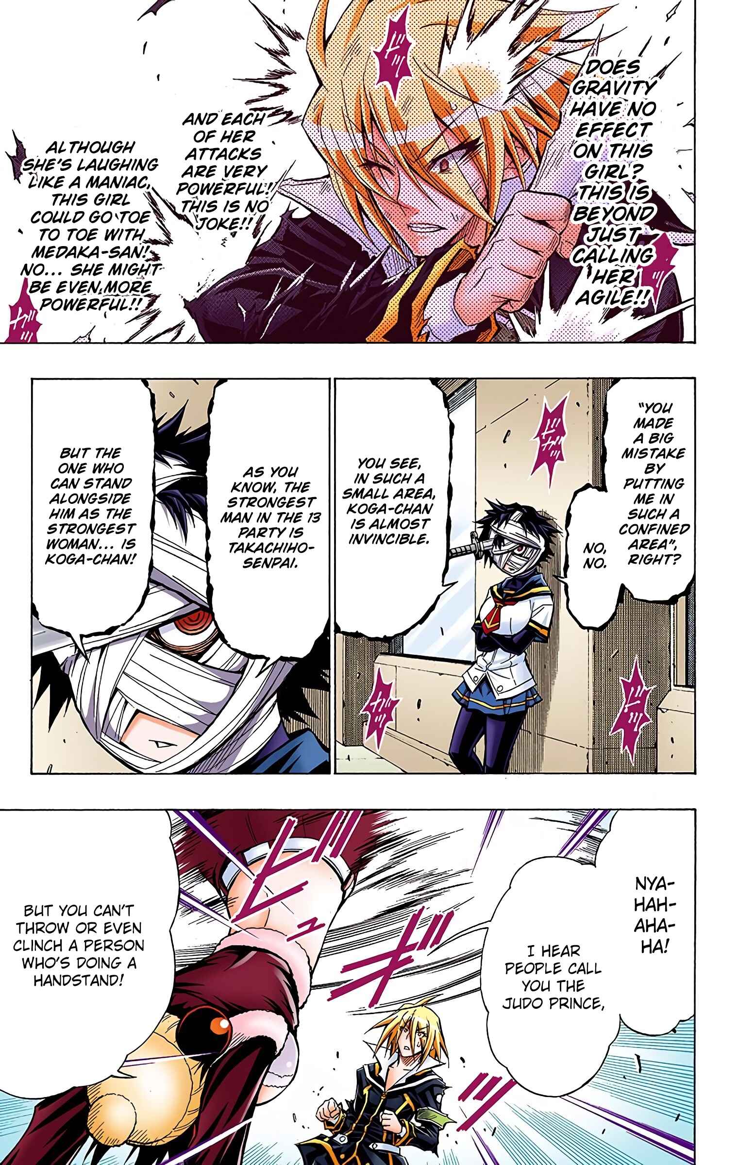 Page 15 Chapter 39 Medaka Box (Official Colored)
