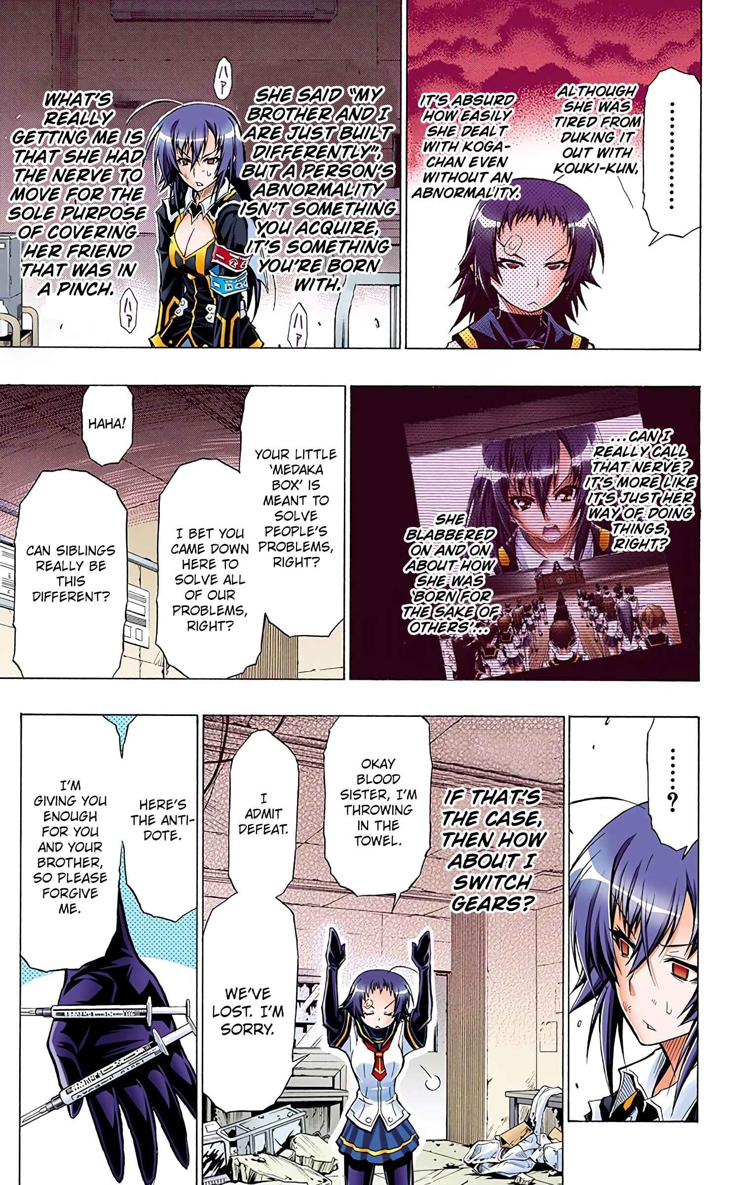 Page 15 Chapter 43 Medaka Box (Official Colored)