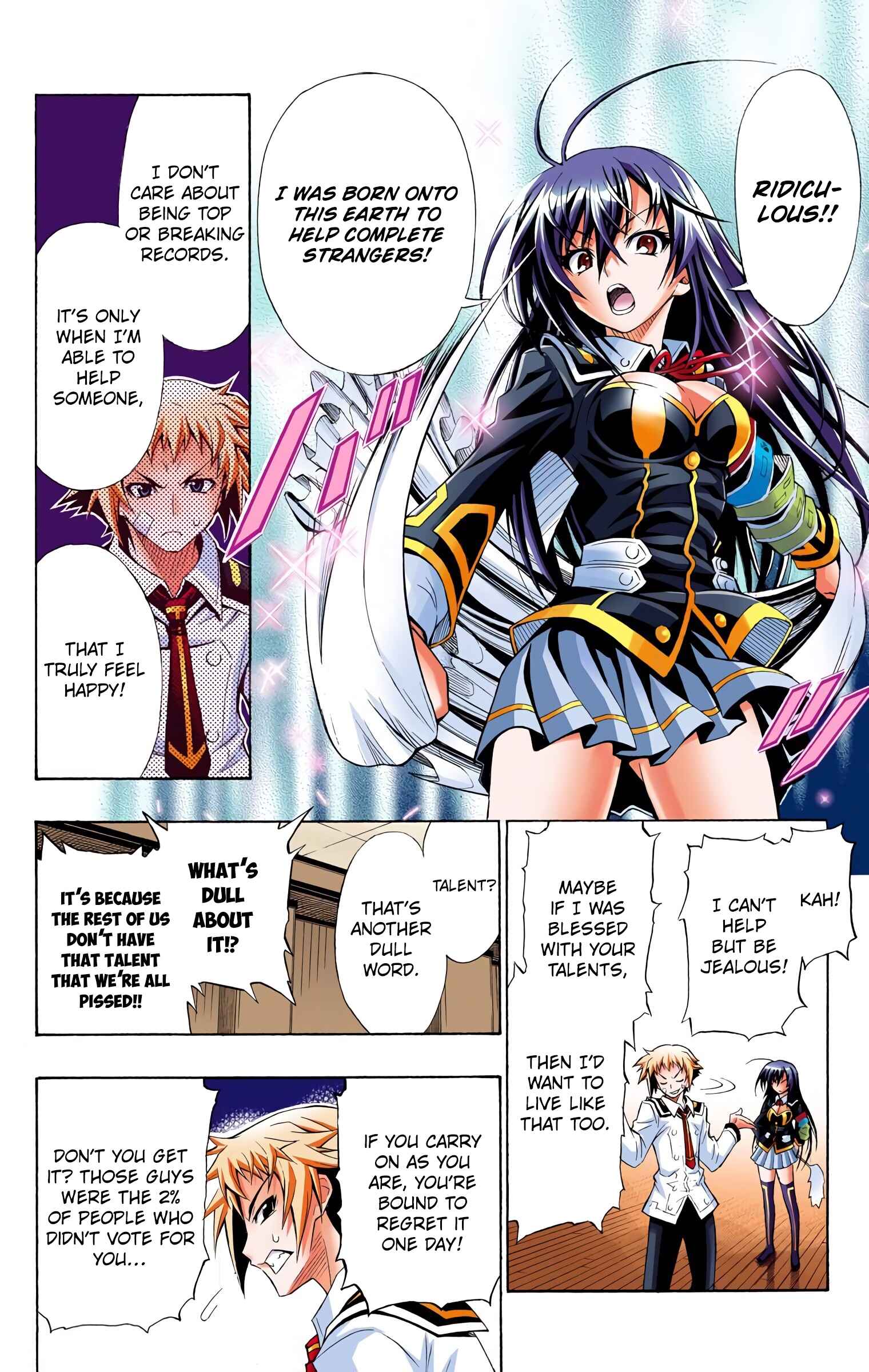 Page 32 Chapter 1 Medaka Box (Official Colored)