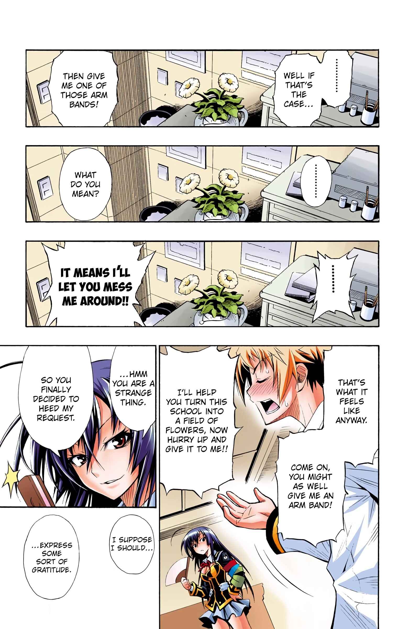 Page 56 Chapter 1 Medaka Box (Official Colored)