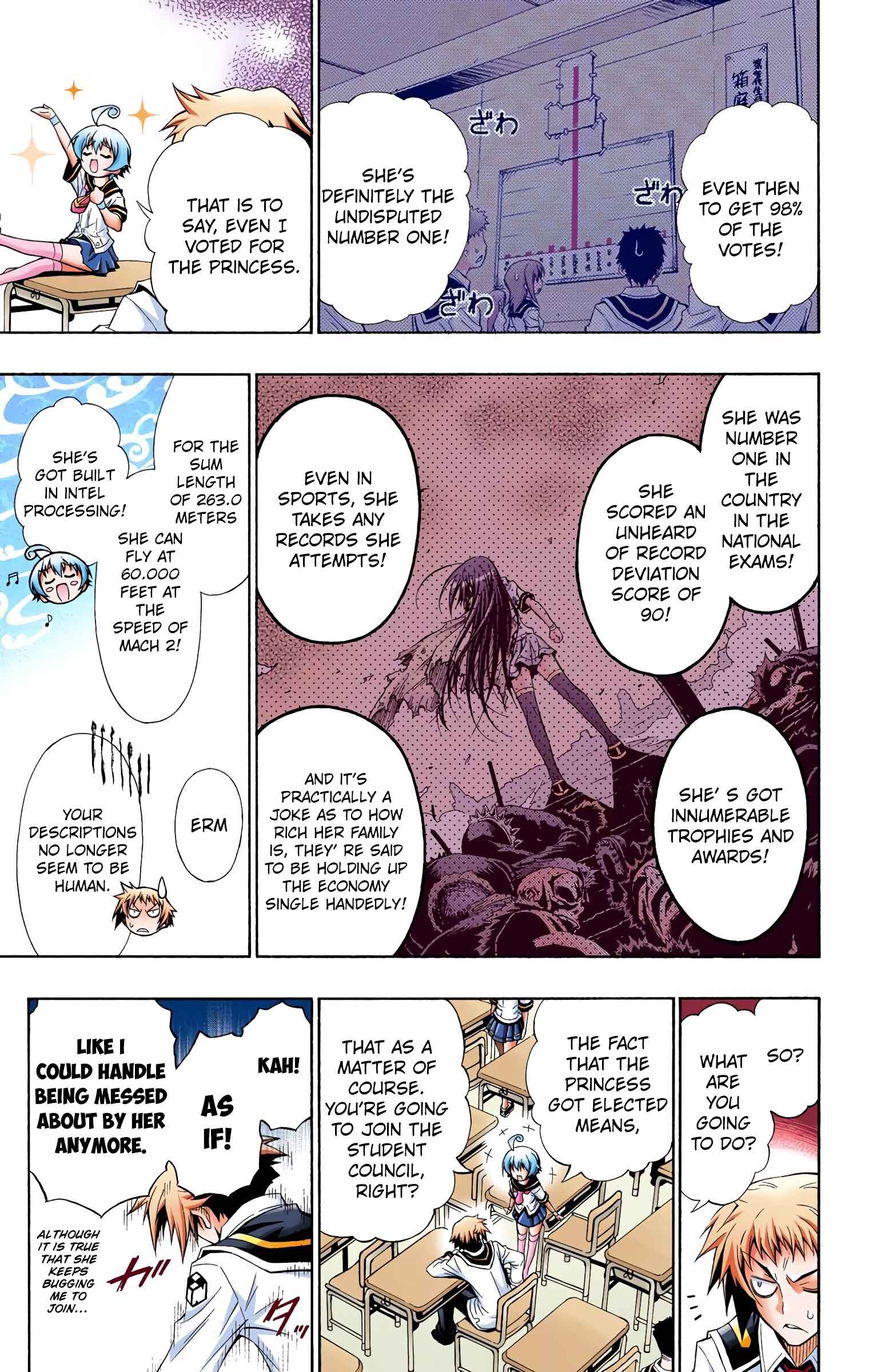 Page 8 Chapter 1 Medaka Box (Official Colored)