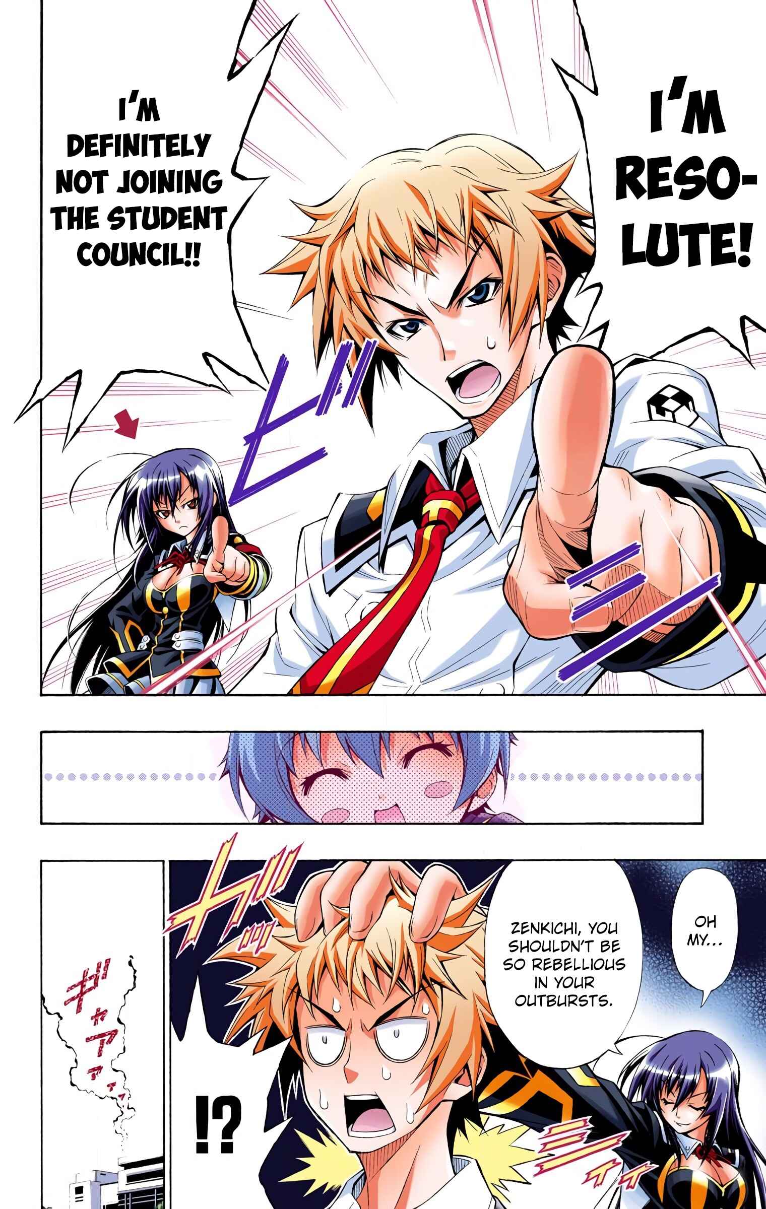 Page 9 Chapter 1 Medaka Box (Official Colored)