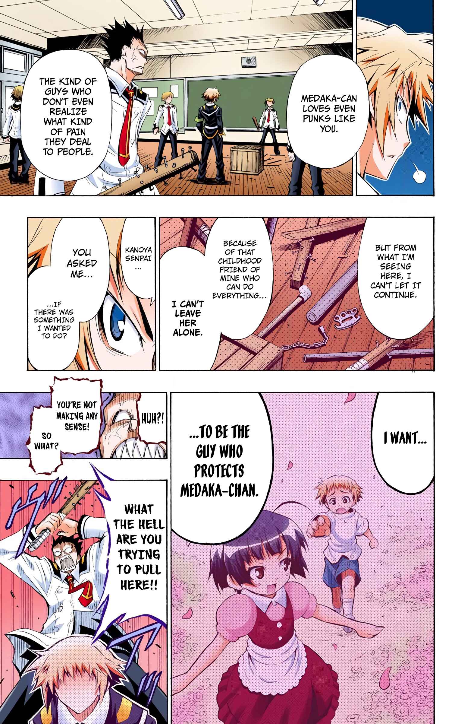 Page 15 Chapter 4 Medaka Box (Official Colored)