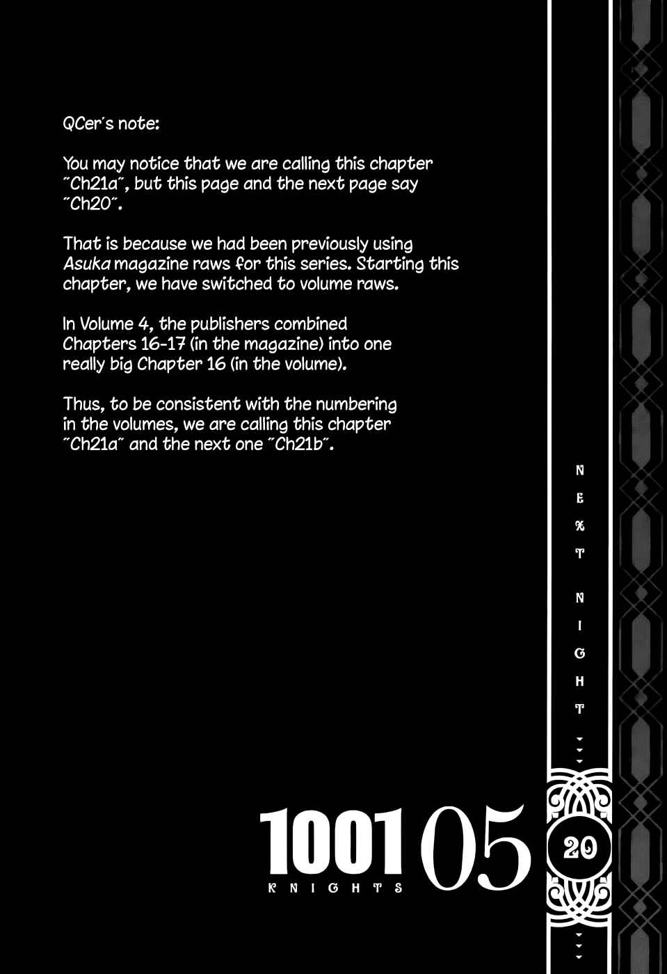 Page 3 Chapter 21.1 1001 Knights
