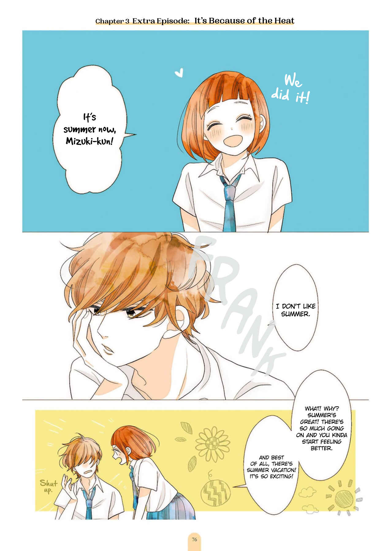 Page 1 Chapter 3.5 Kimi ga Tsurarete Warau kara