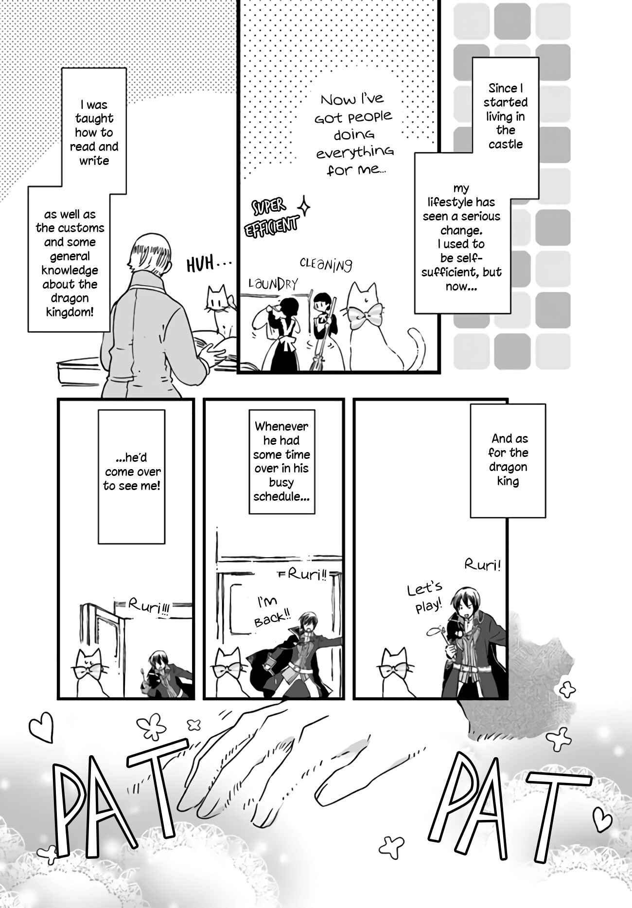 Page 4 Chapter 9.1 Fukushuu wo Chikatta Shironeko wa Ryuuou no Hiza no Ue de Damin wo Musaboru