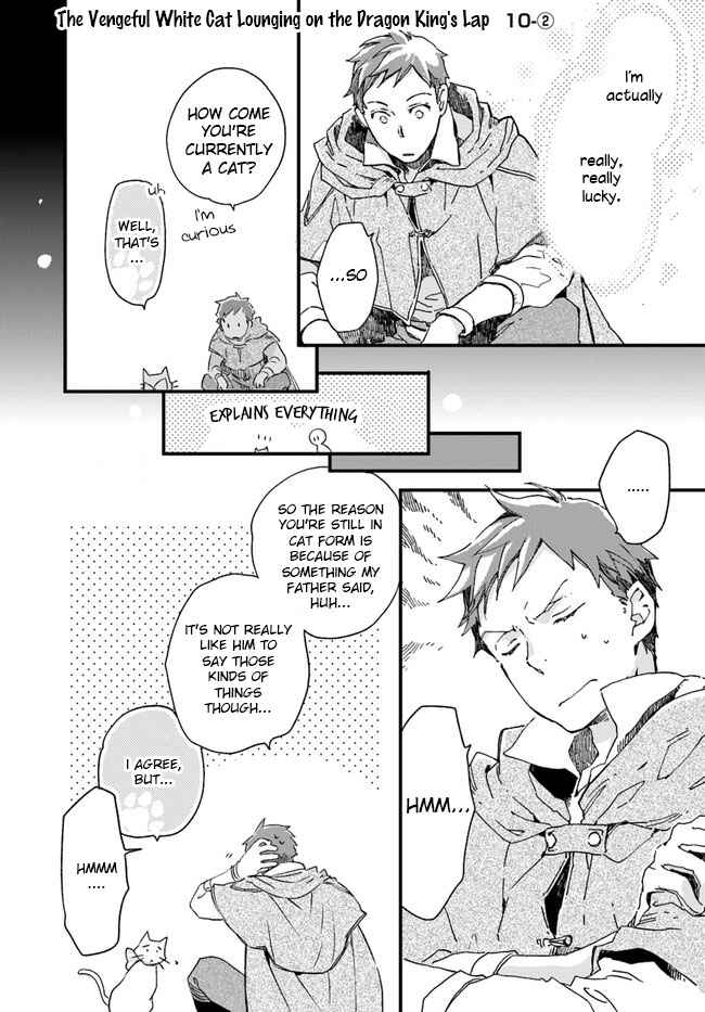 Page 2 Chapter 10.2 Fukushuu wo Chikatta Shironeko wa Ryuuou no Hiza no Ue de Damin wo Musaboru