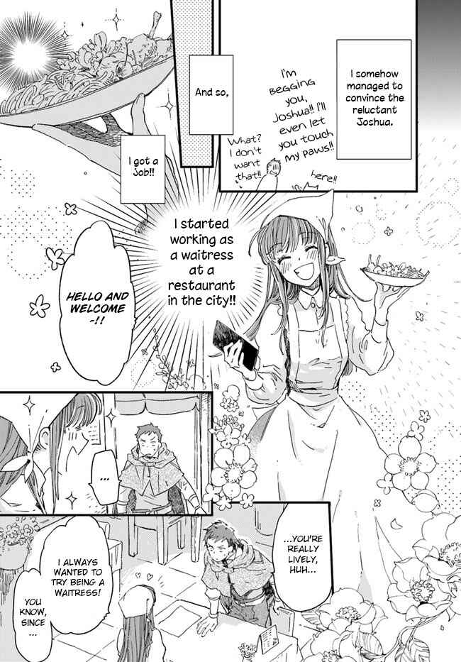 Page 4 Chapter 10.4 Fukushuu wo Chikatta Shironeko wa Ryuuou no Hiza no Ue de Damin wo Musaboru