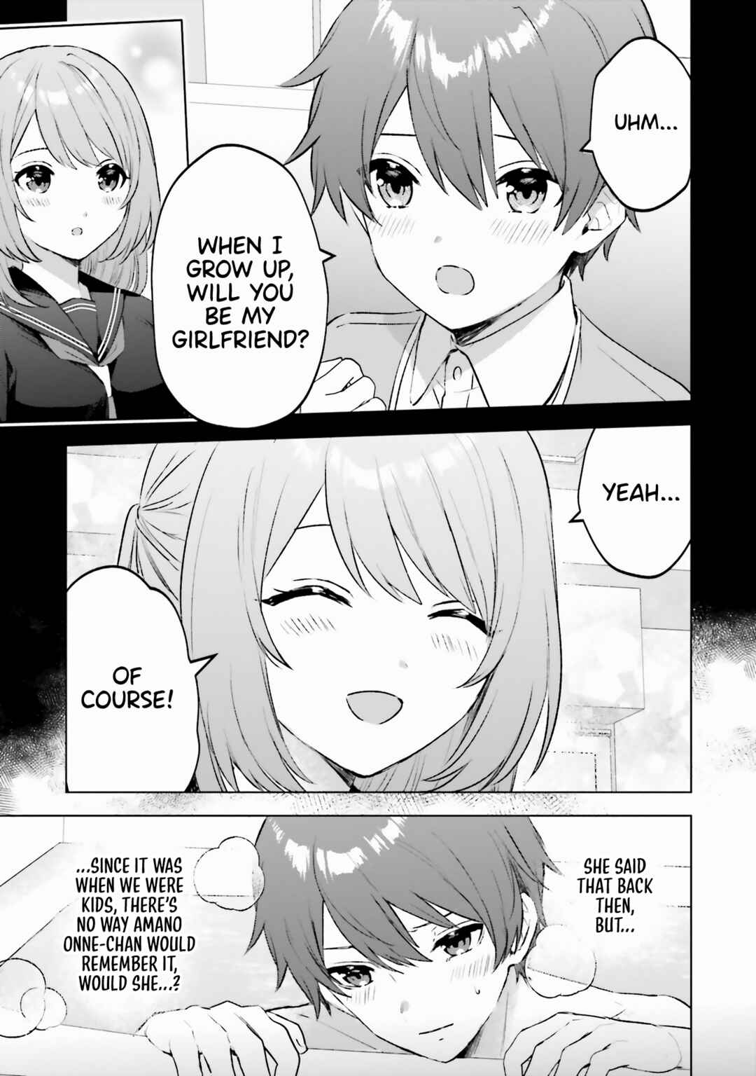 Page 12 Chapter 7 Boku no Kanojo ga Kyonyuu Dattara. Oppai Anthology Comic