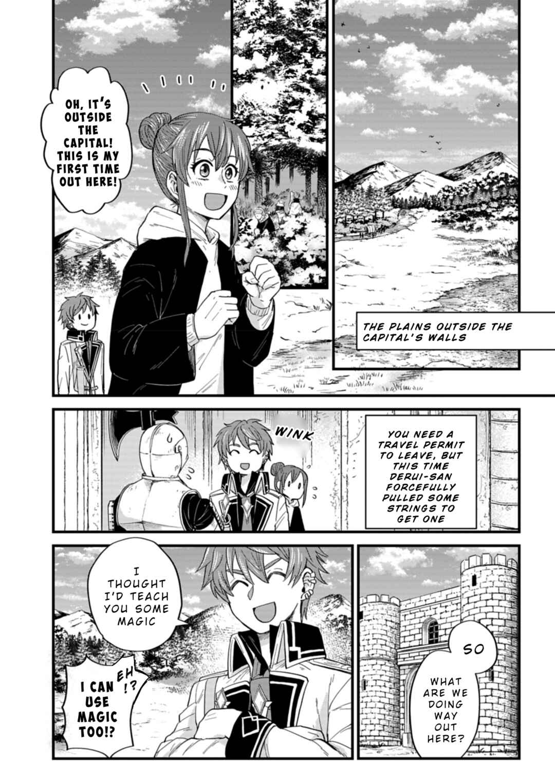 Page 8 Chapter 4 Tenkuu no Isekai Bistro-Ten ~Kanban Musume Sorano ga Oishii Shiawase Todokemasu~