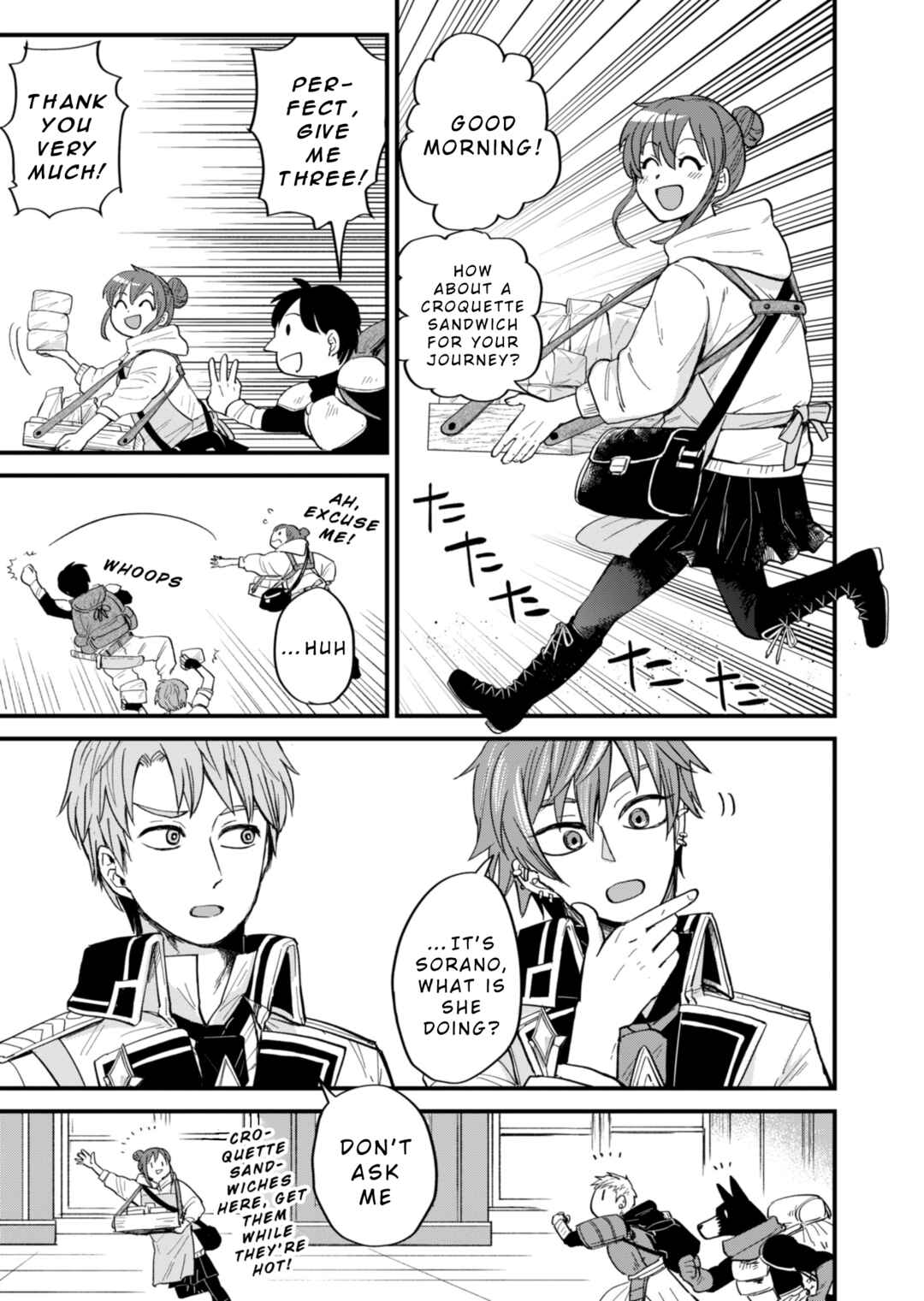 Page 15 Chapter 3 Tenkuu no Isekai Bistro-Ten ~Kanban Musume Sorano ga Oishii Shiawase Todokemasu~