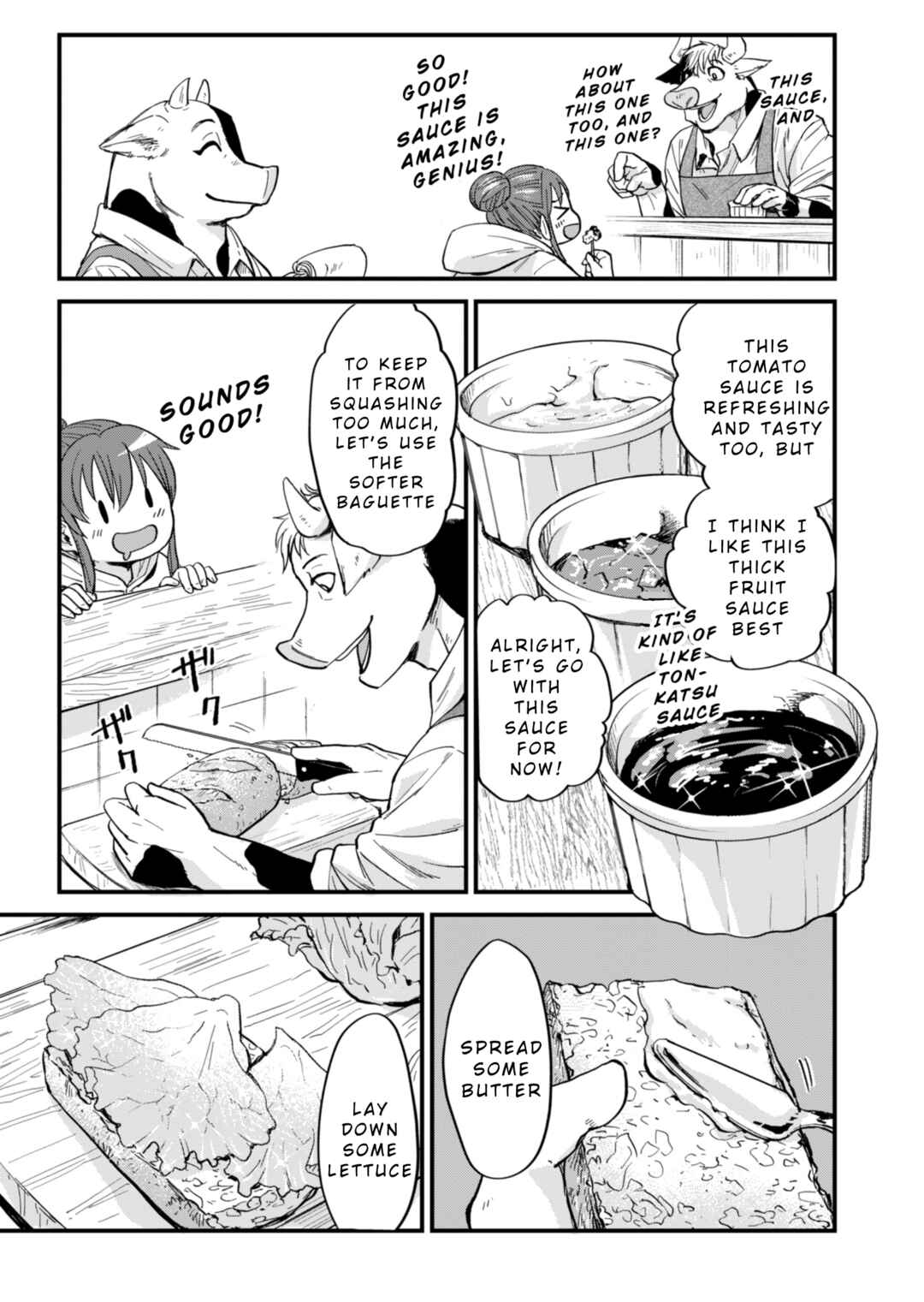 Page 29 Chapter 2 Tenkuu no Isekai Bistro-Ten ~Kanban Musume Sorano ga Oishii Shiawase Todokemasu~