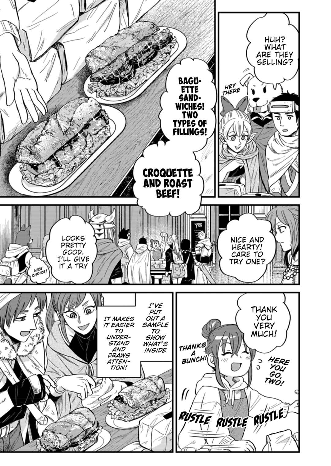 Page 19 Chapter 5 Tenkuu no Isekai Bistro-Ten ~Kanban Musume Sorano ga Oishii Shiawase Todokemasu~