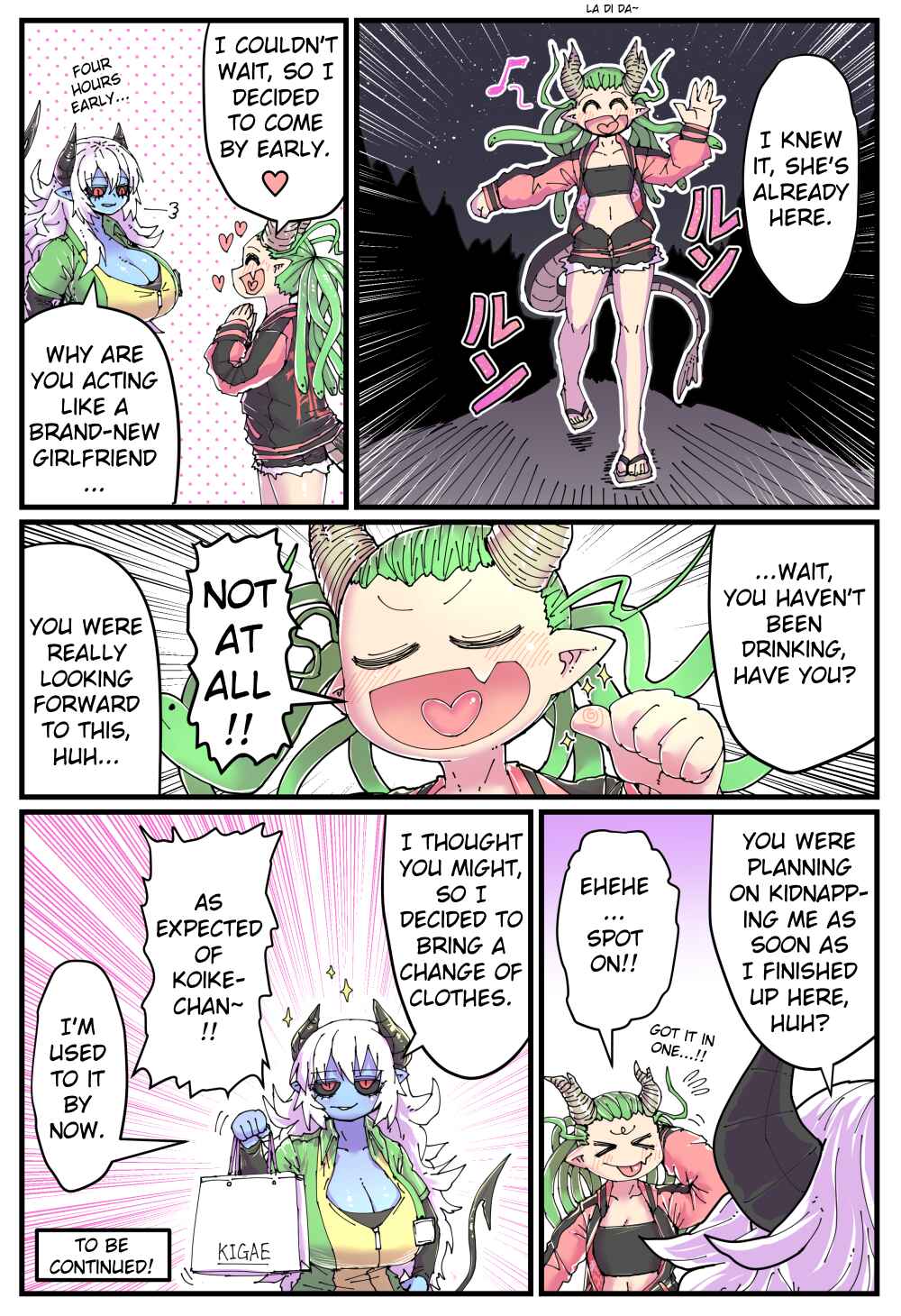 Page 2 Chapter 5 A Blue-Skinned Convenience Store Worker and Her Pals