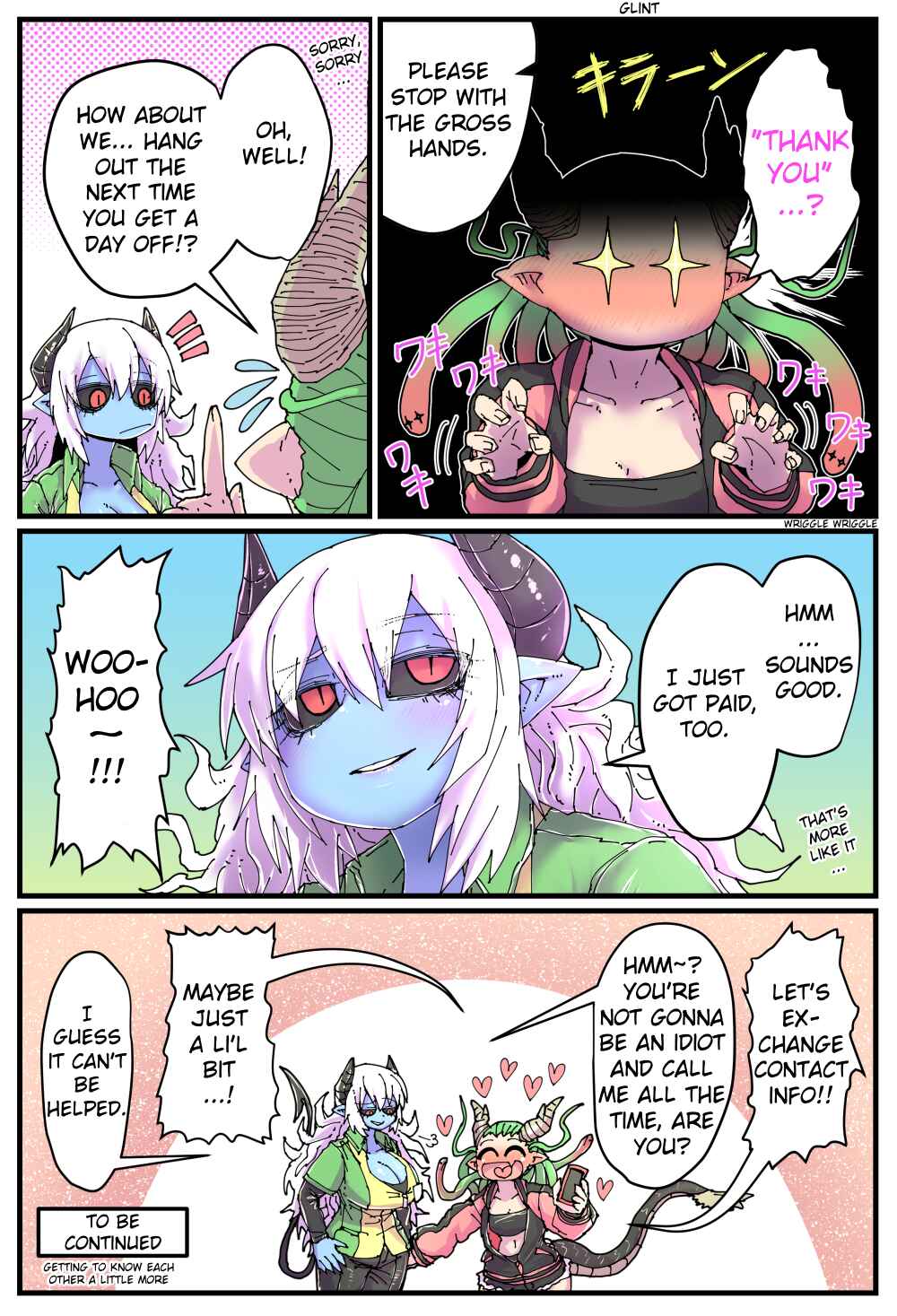 Page 2 Chapter 3 A Blue-Skinned Convenience Store Worker and Her Pals