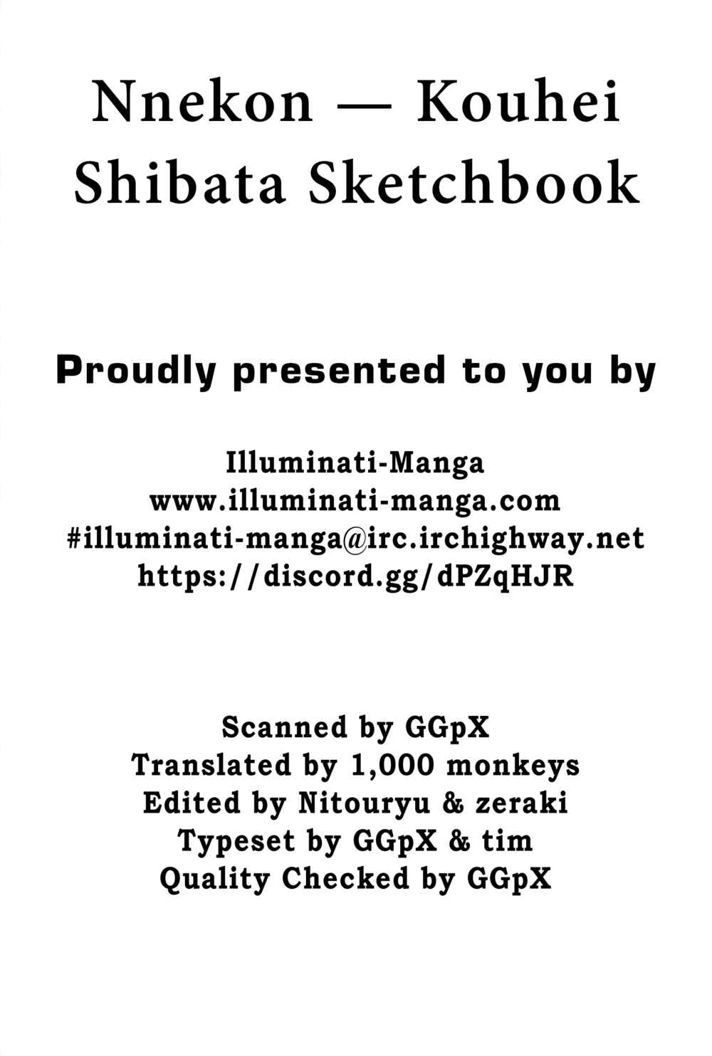 Page 10 Chapter 4 Nnekon - Kouhei Shibata Sketchbook