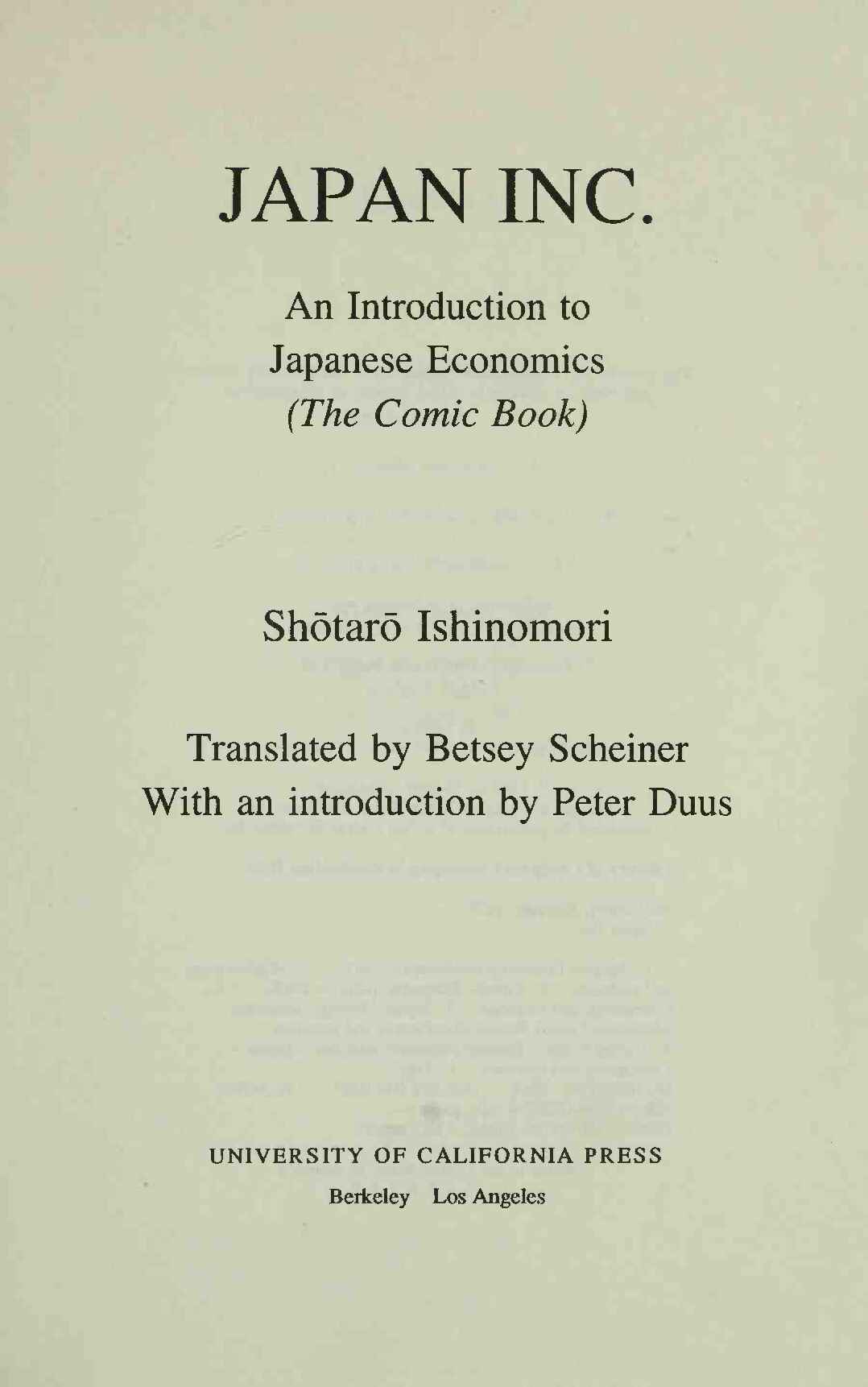 Page 3 Chapter 0 Manga Introduction to the Japanese Economy