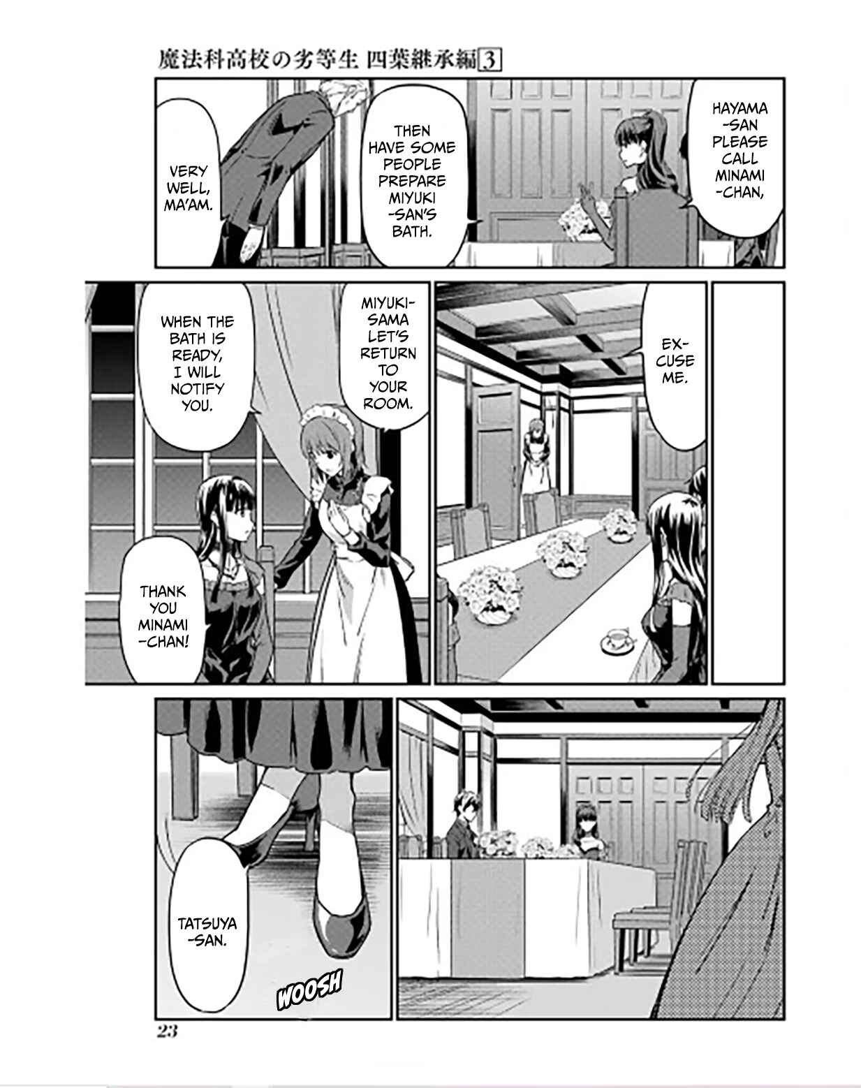 Page 13 Chapter 18 Mahouka Koukou no Rettousei - Yotsuba Keishou-hen
