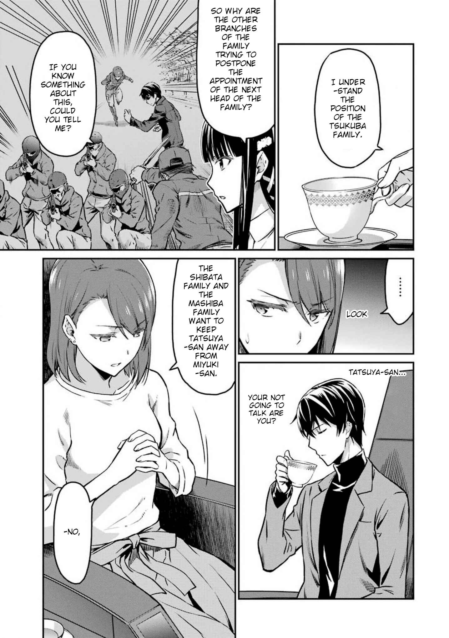 Page 9 Chapter 6 Mahouka Koukou no Rettousei - Yotsuba Keishou-hen