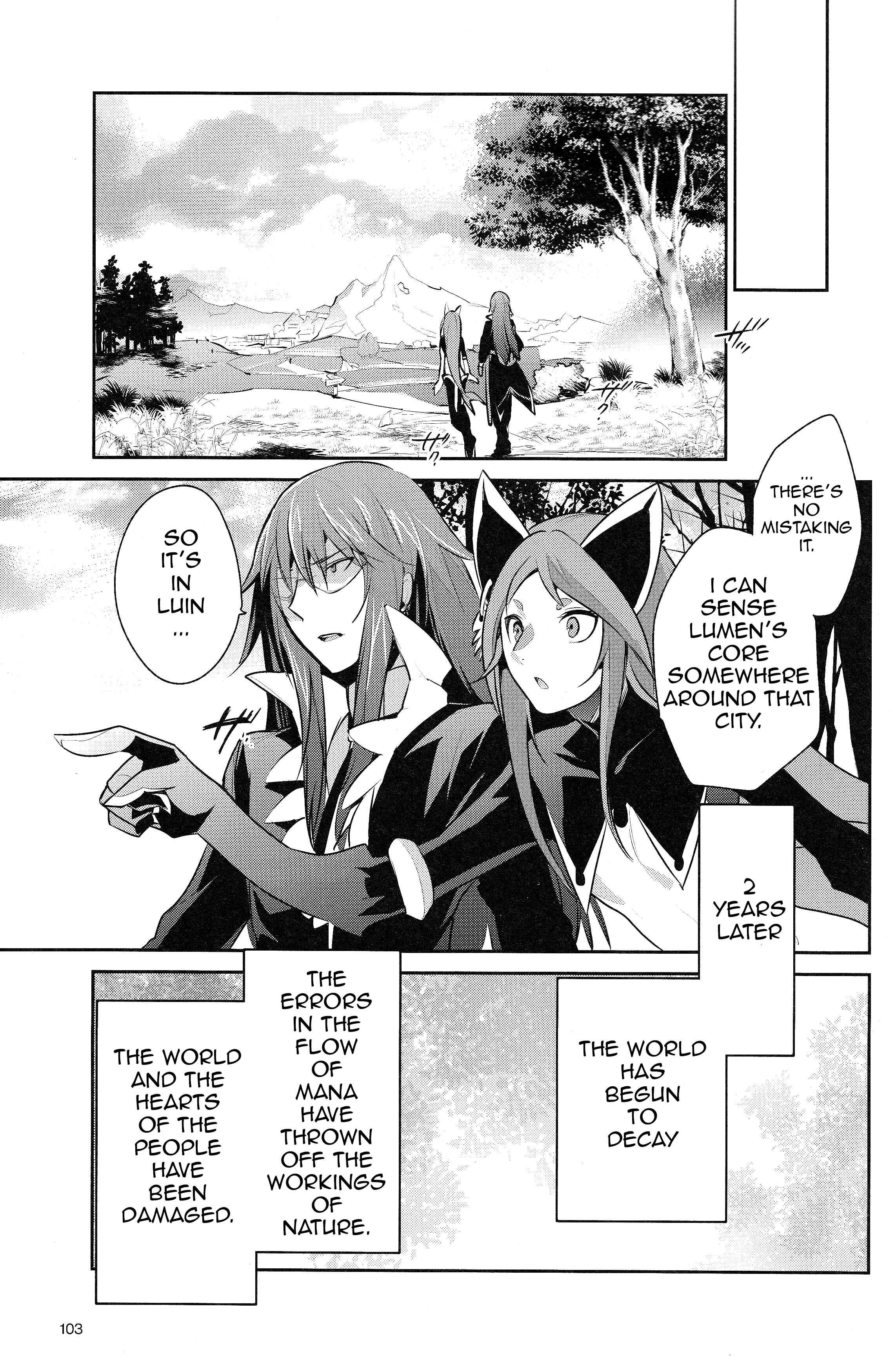 Page 13 Chapter 4 Tales of Symphonia: Dawn of the New World - Richters Love and Hatred