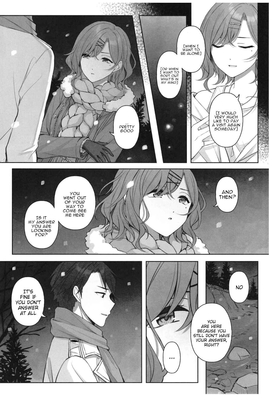 Page 22 Chapter Unknown_613d THE iDOLM@STER: Shiny Colors - The Blaze of the Snowy Silver Sky (Doujinshi)